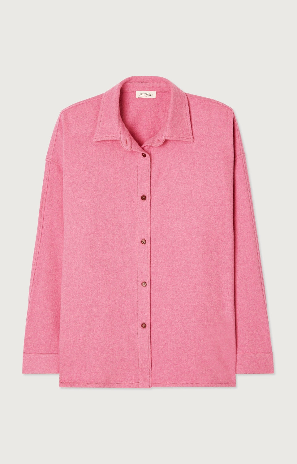 Women Pink Cotton Shirt