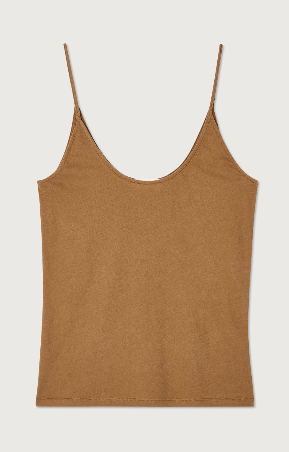 Women Brown Strap Cotton Vest