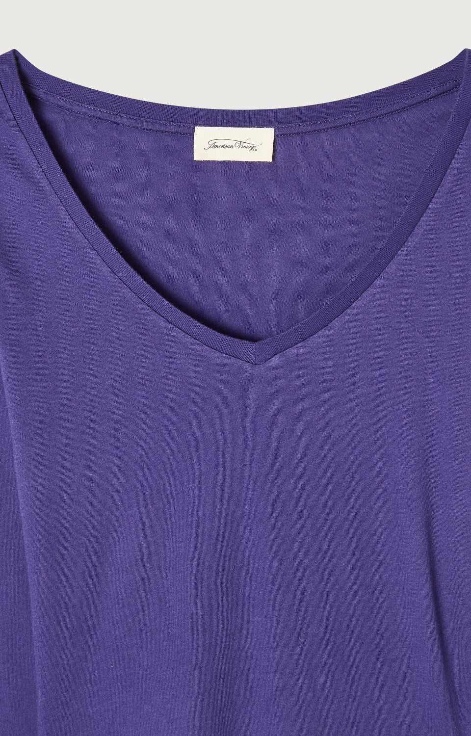 Women Purple Cotton T-Shirt