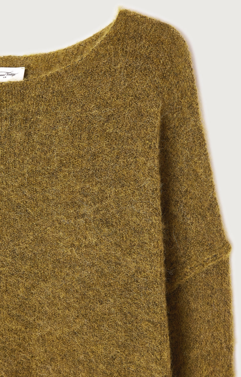 Women Olive Knit Sweater