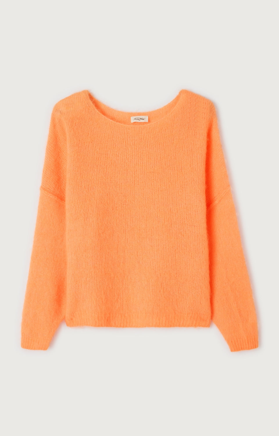 Women Orange Knit Sweater