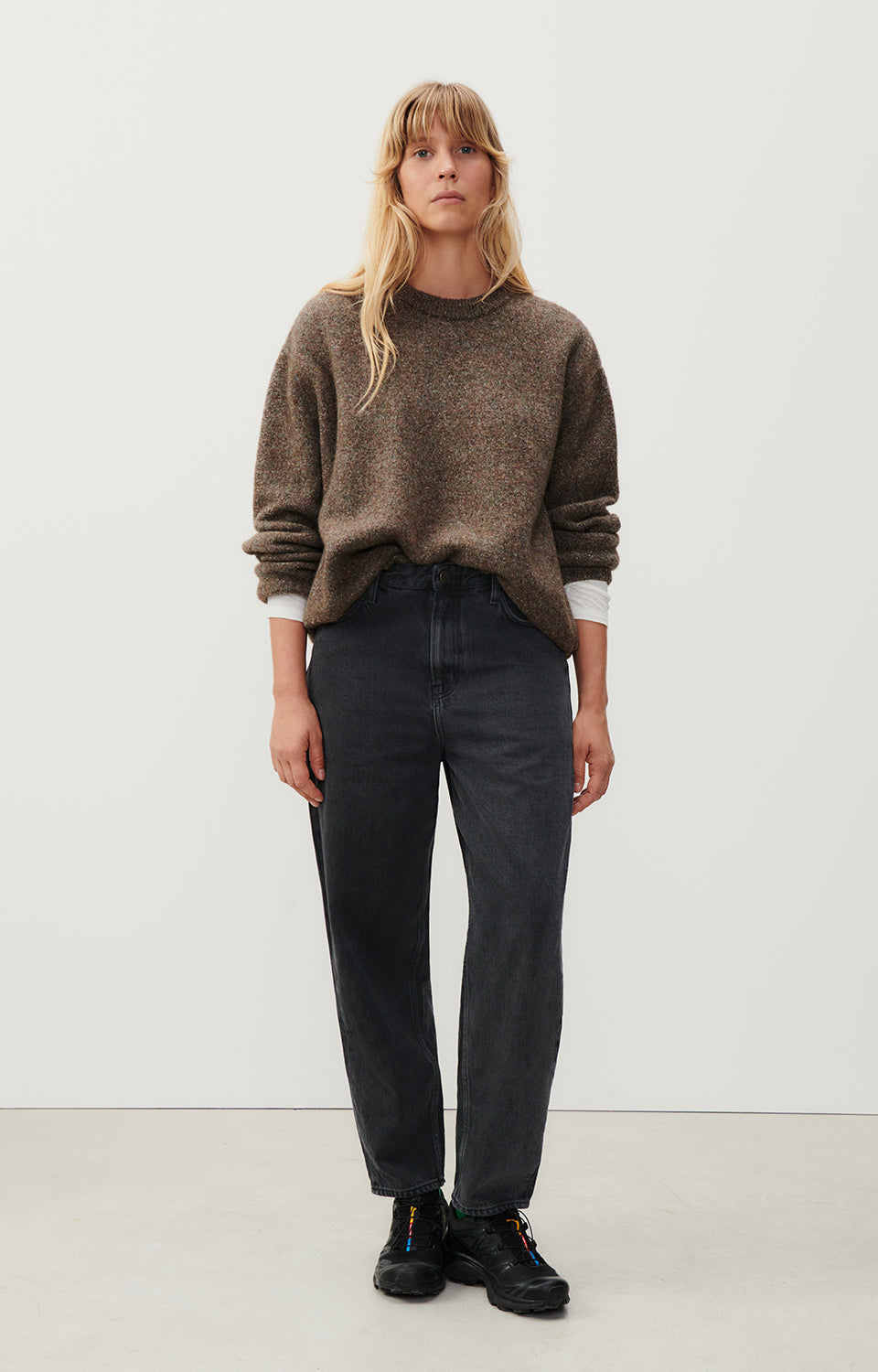 Women Black Denim Trousers