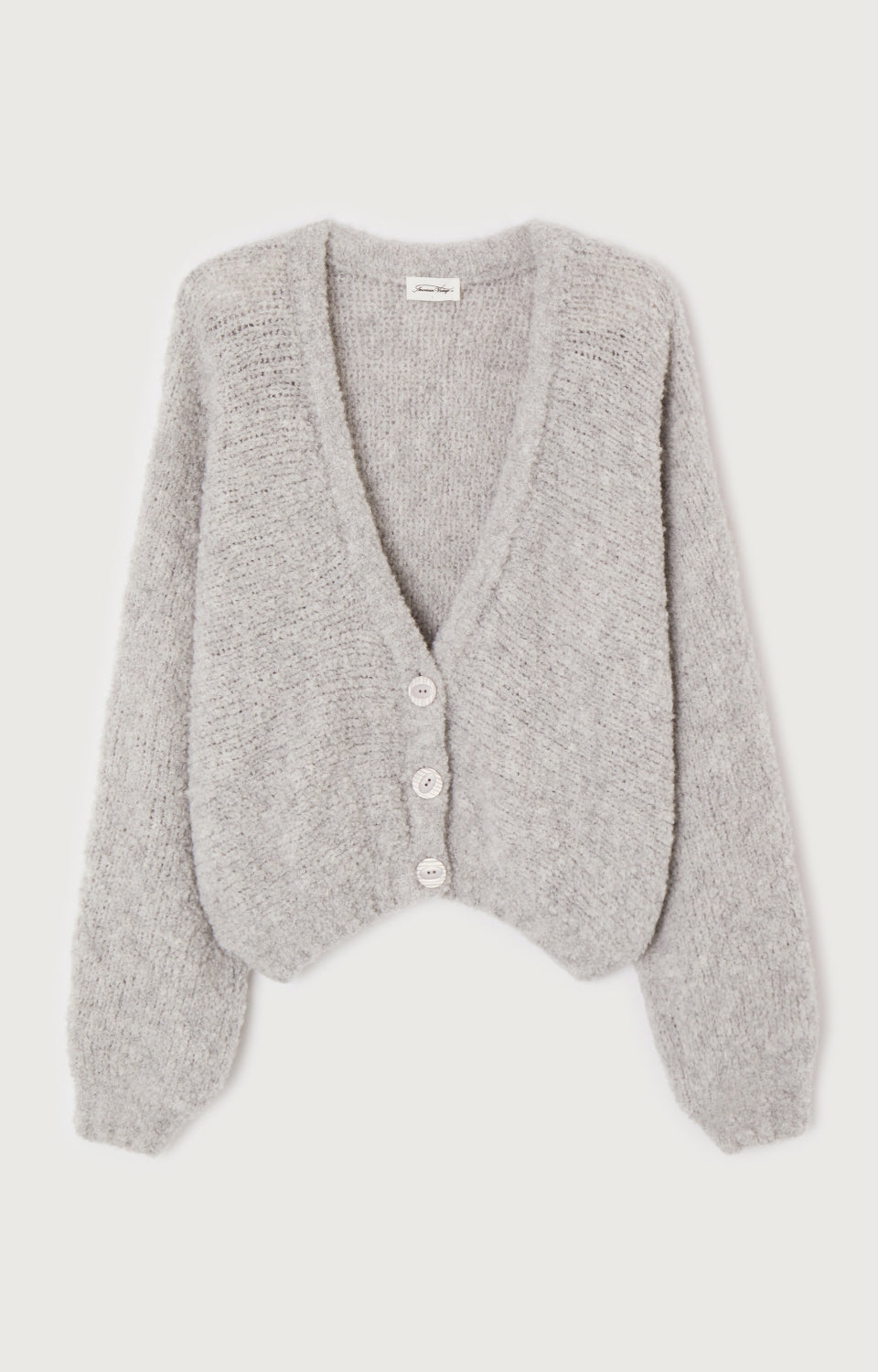 Women Grey Knit Cardigan