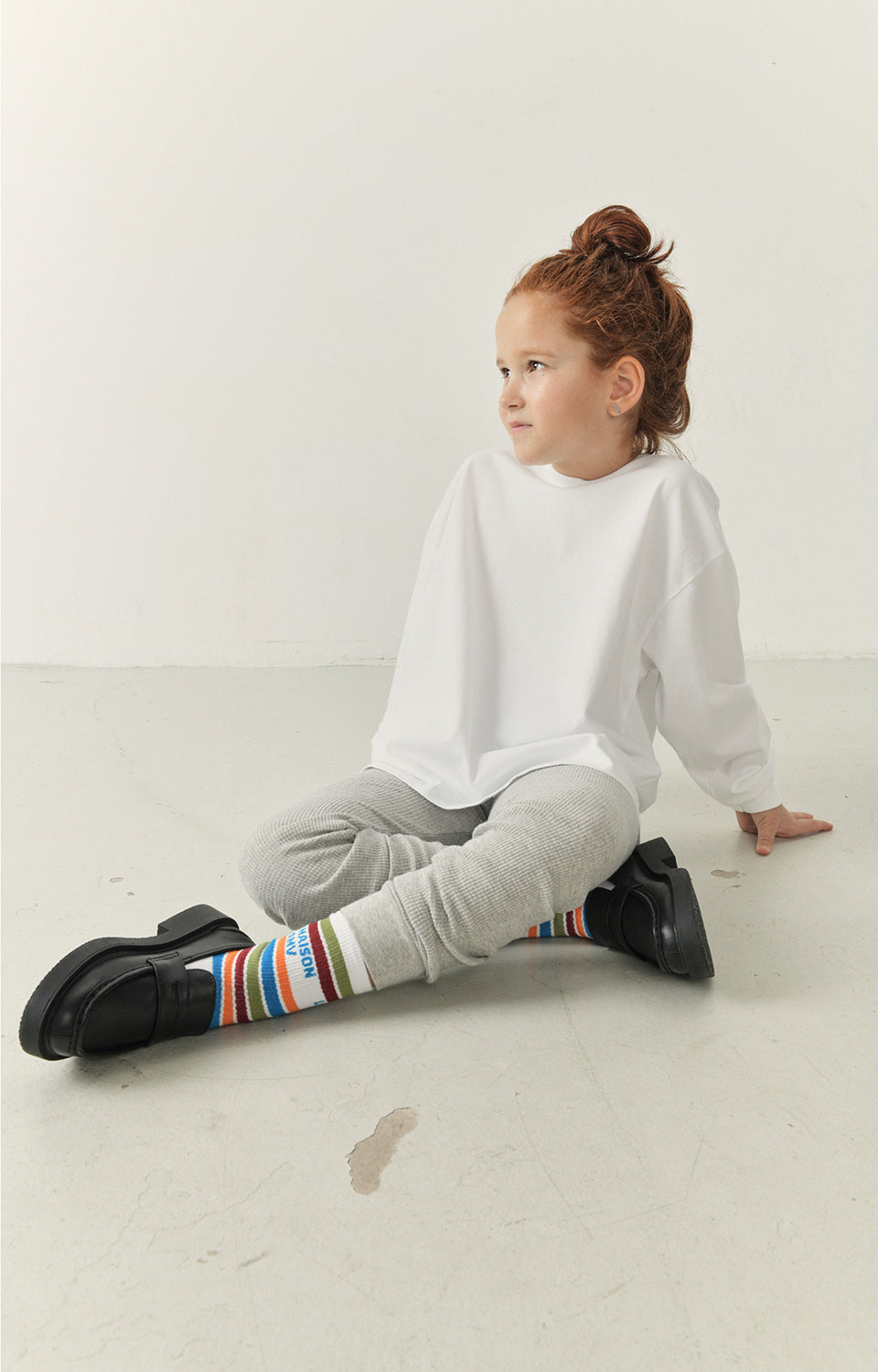 Boys & Girls Multicolor Stripes Cotton Socks