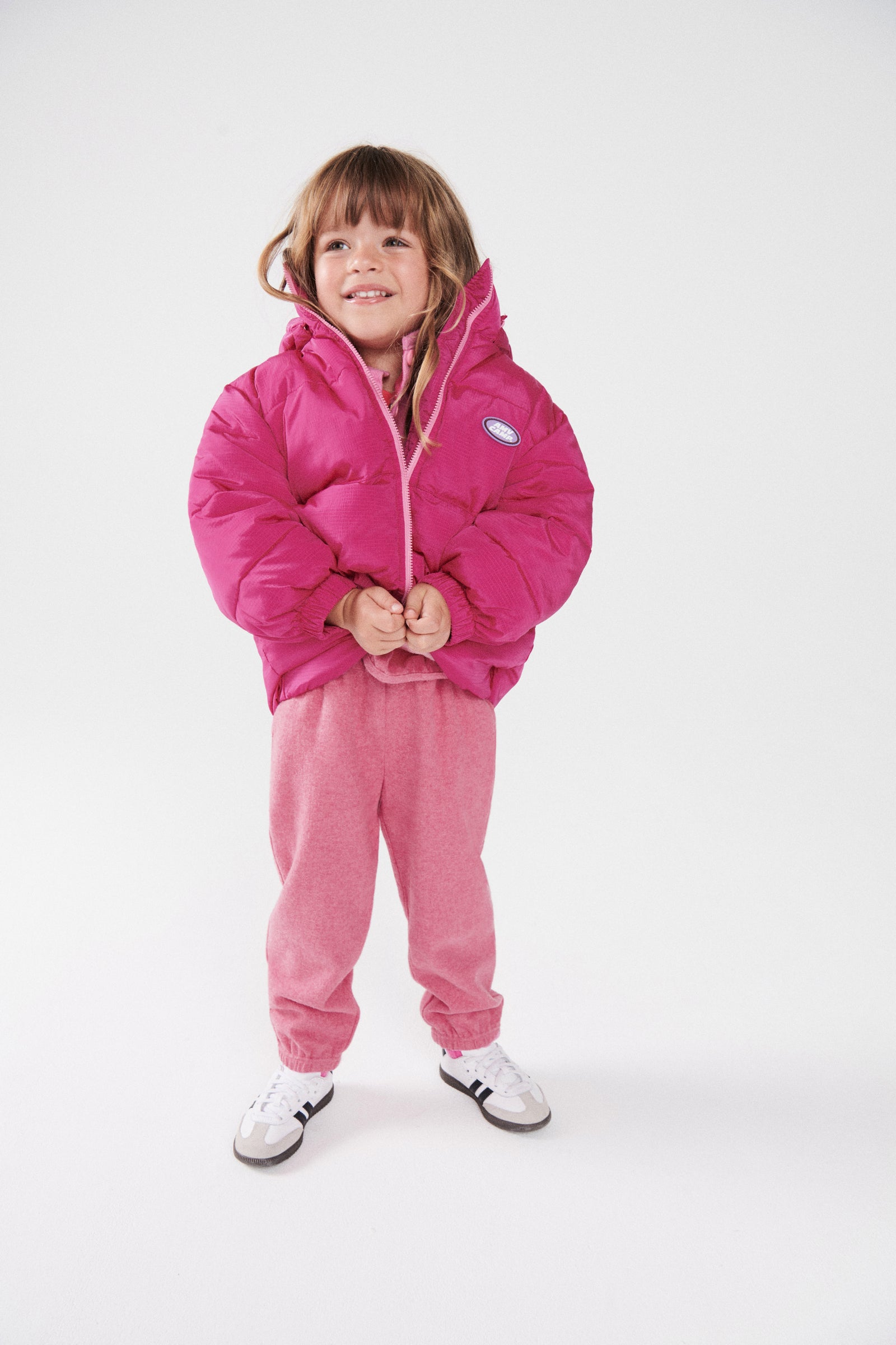 Girls Fuchsia Padded Jacket