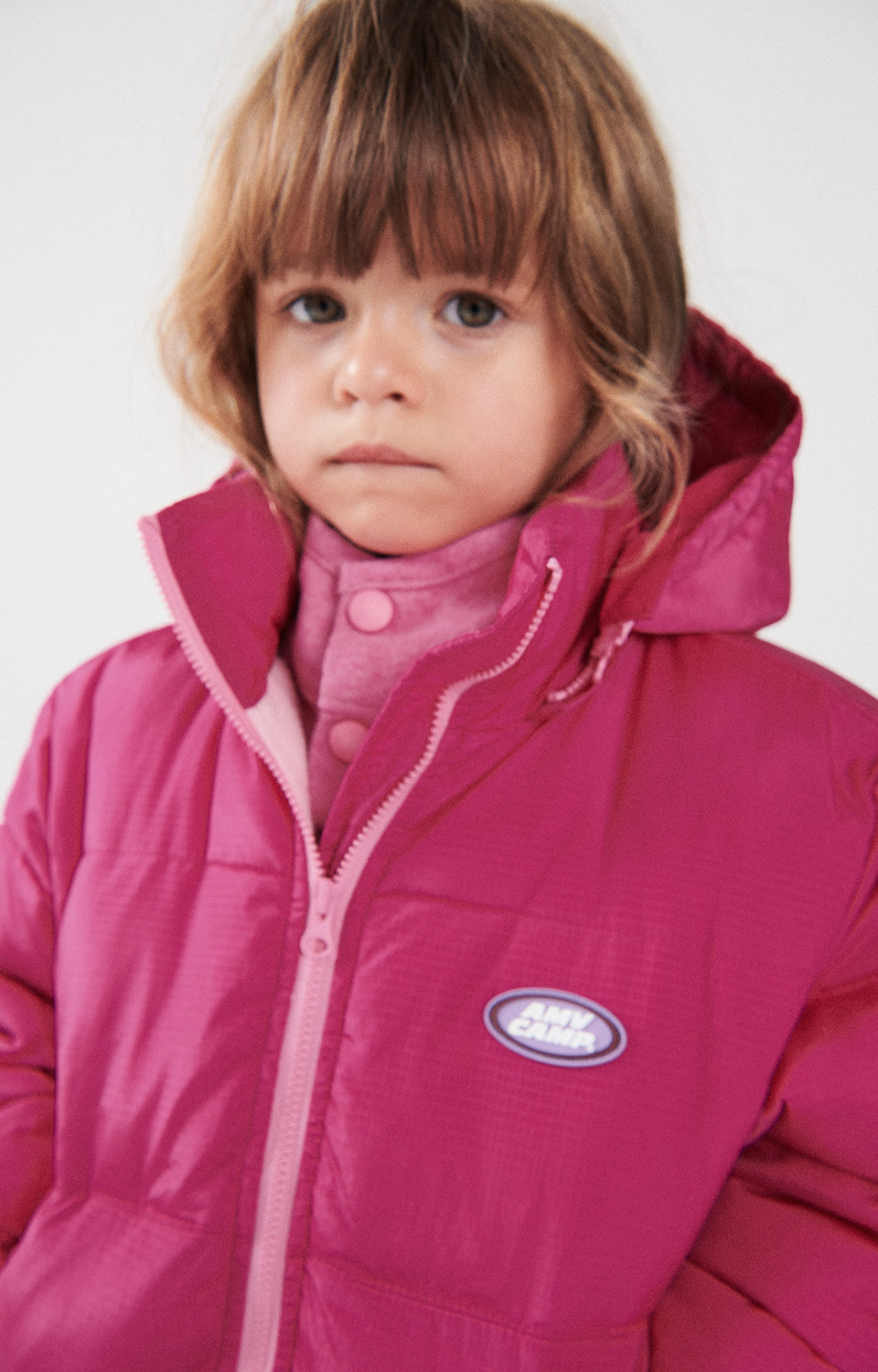 Girls Fuchsia Padded Jacket