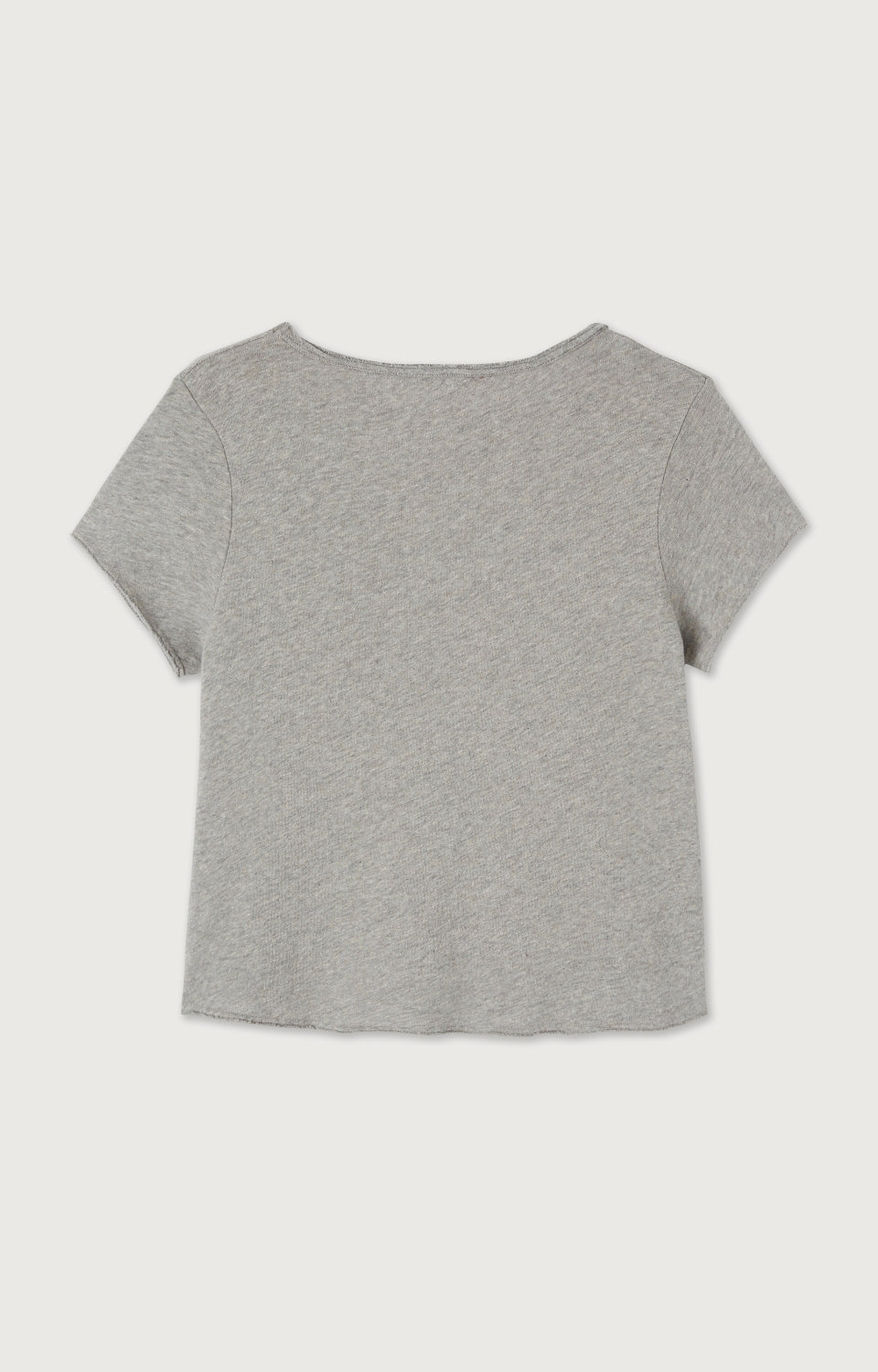 T-SHIRT DROIT MC COL V