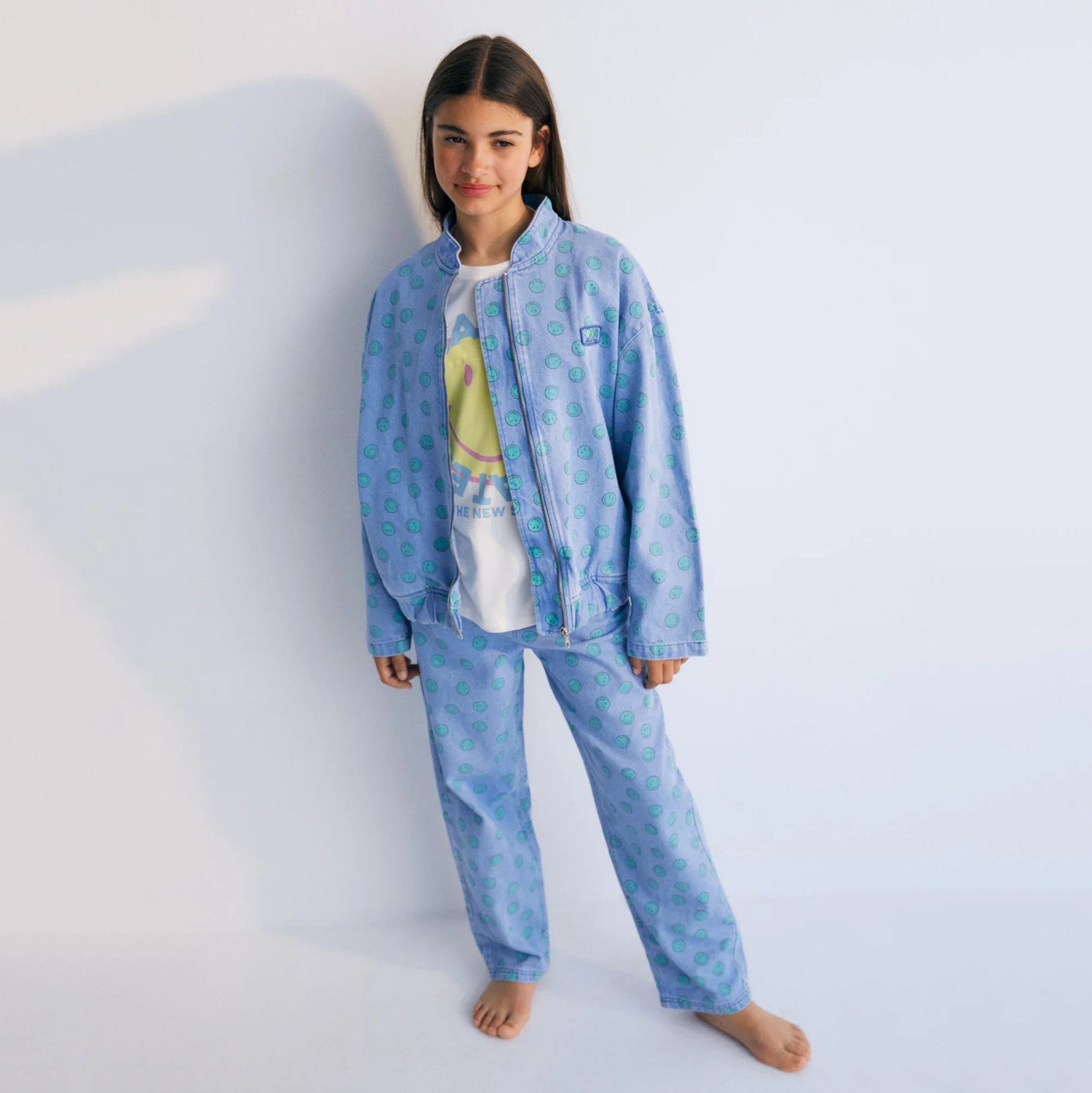 Boys & Girls Light Blue Denim Trousers