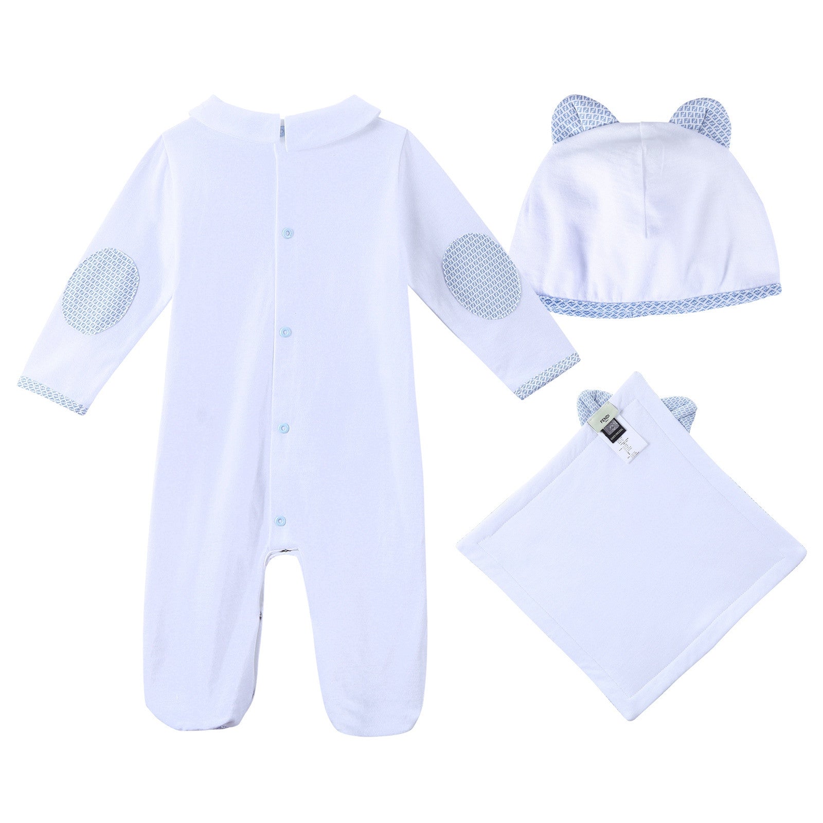 Baby Boys White Cotton  Pyjama&Kit - CÉMAROSE | Children's Fashion Store - 2