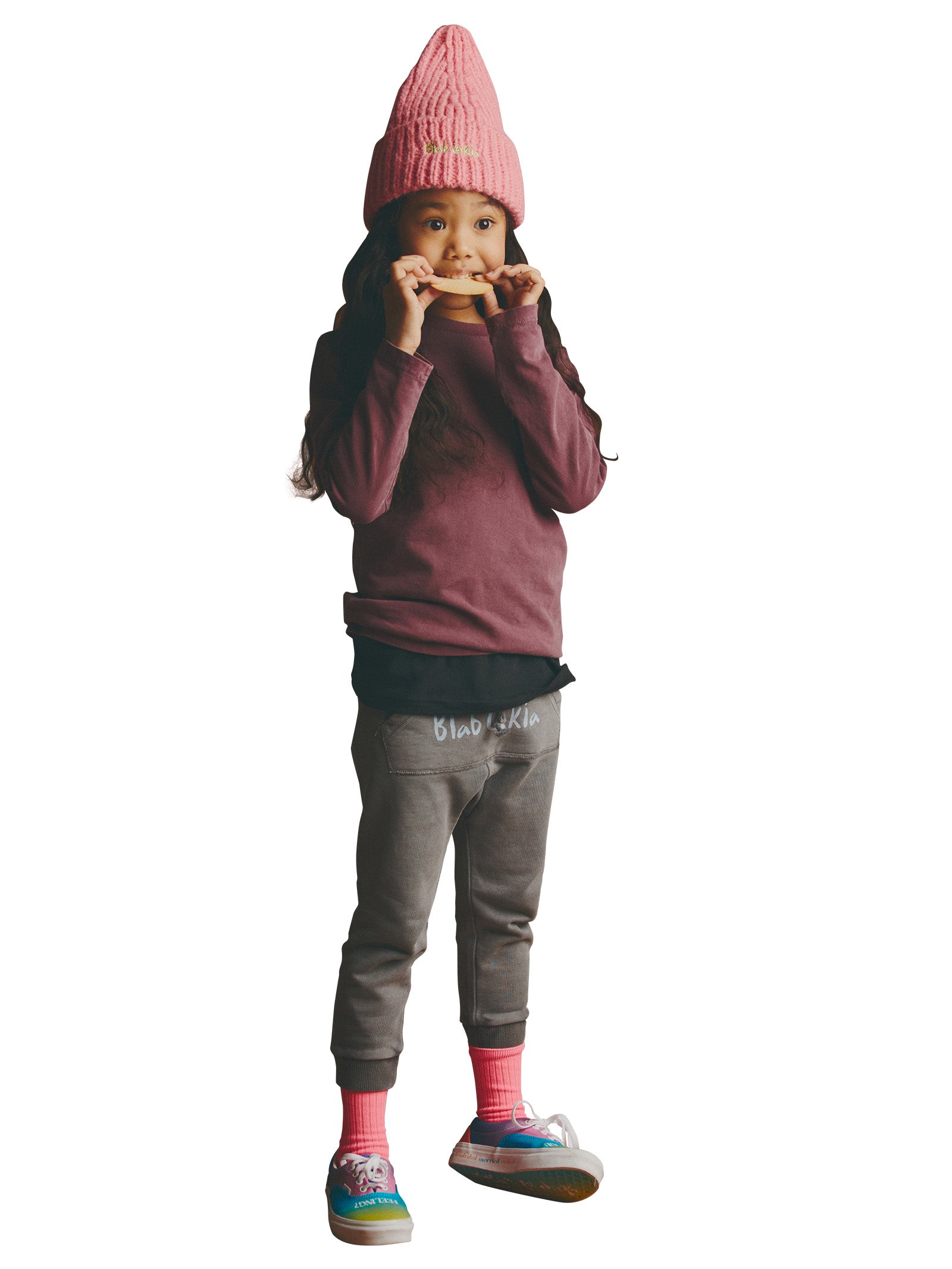 Boys & Girls Pink Knit Wool Hat