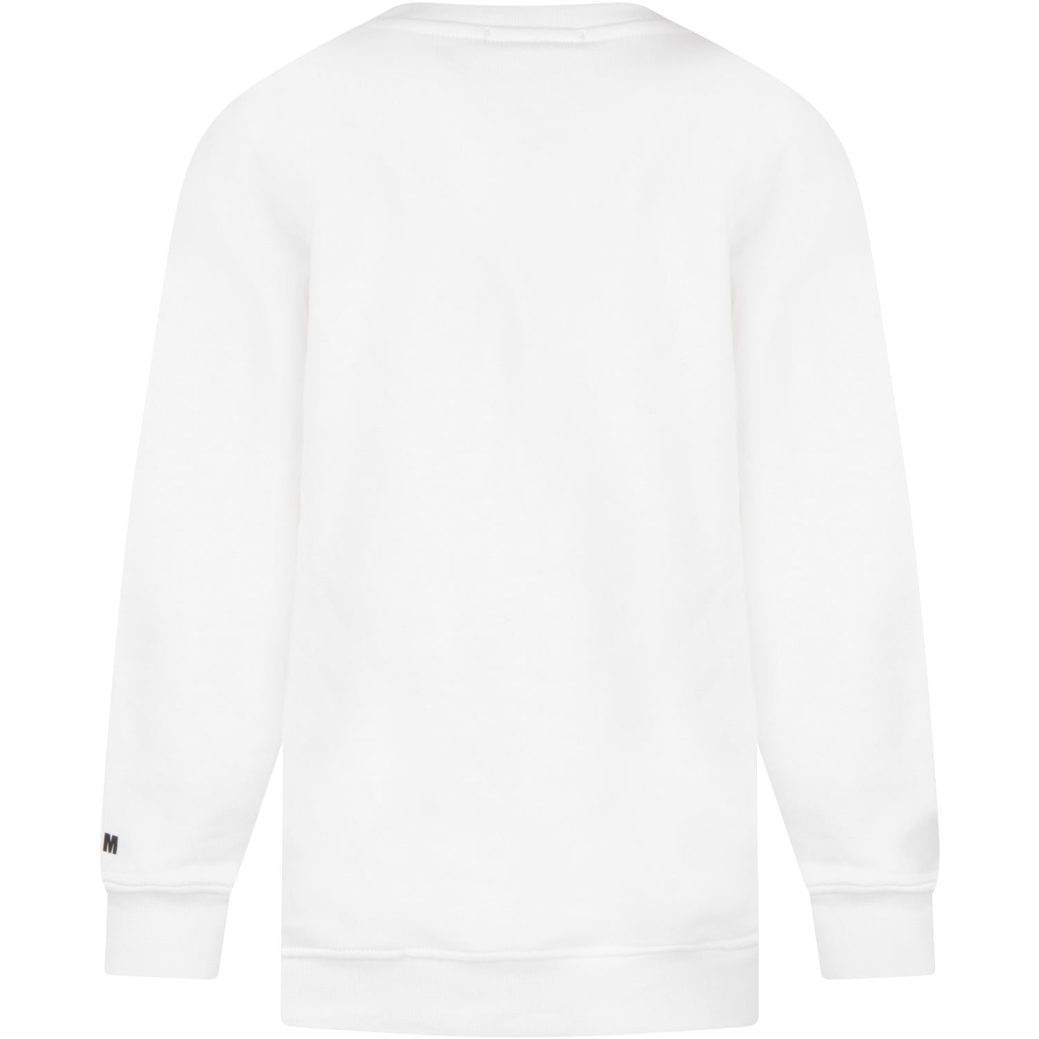 Boys & Girls White Cotton Sweatshirt