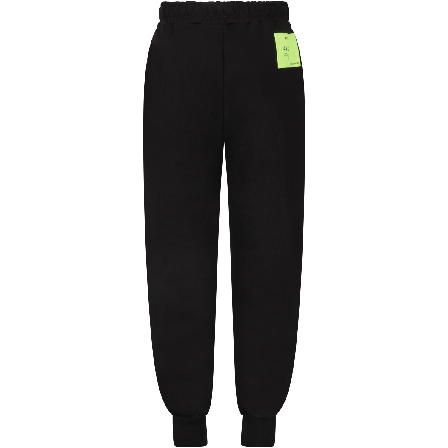 Boys Black Cotton Sweatpants