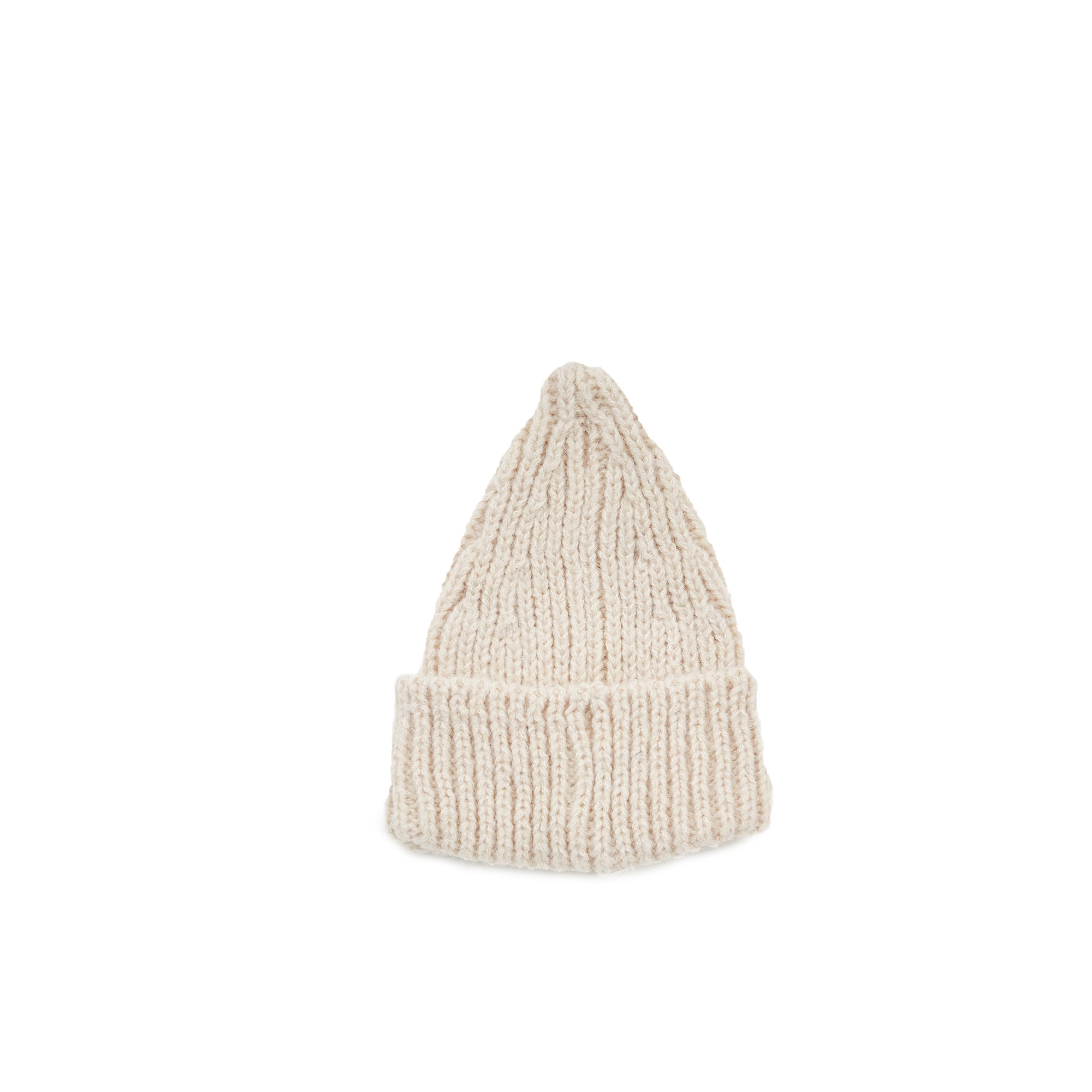 Boys & Girls Beige Knit Wool Hat