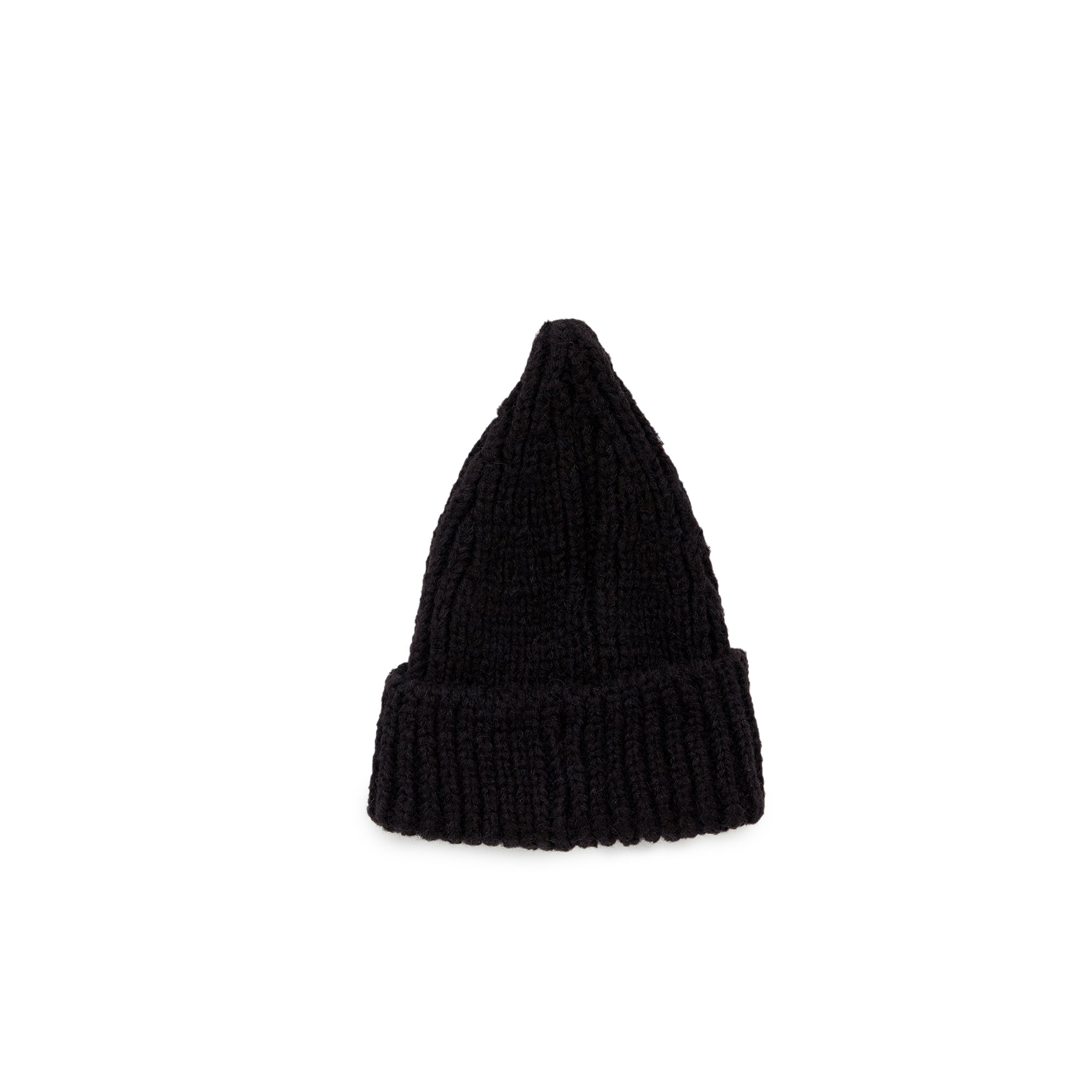 Boys & Girls Black Knit Wool Hat