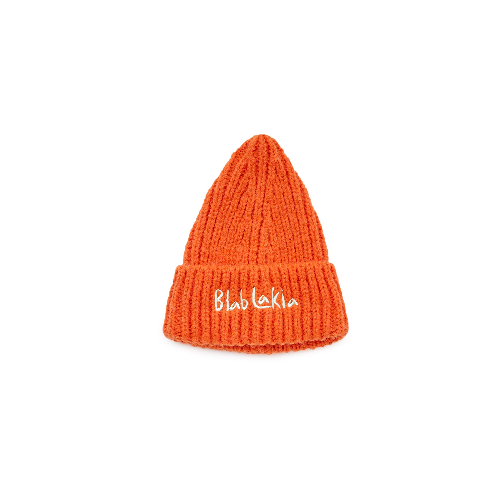 Boys & Girls Orange Knit Wool Hat