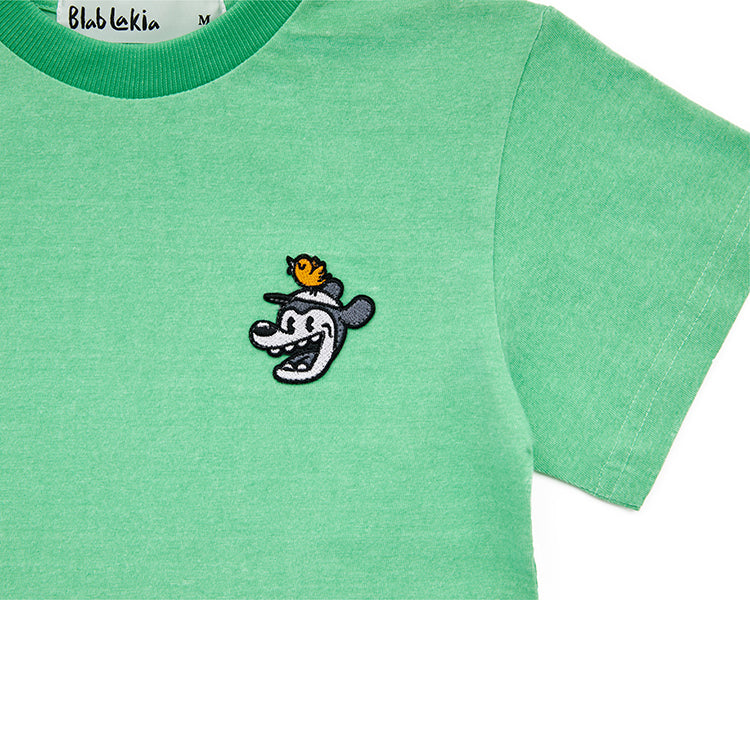 Boys & Girls Green Cotton T-Shirt