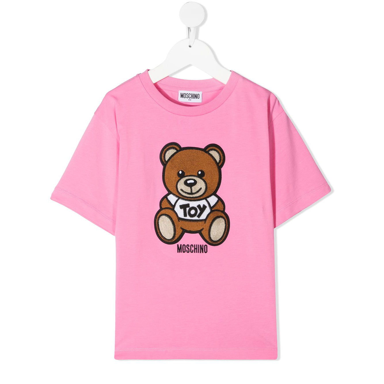 Boys & Girls Pink Cotton T-Shirt