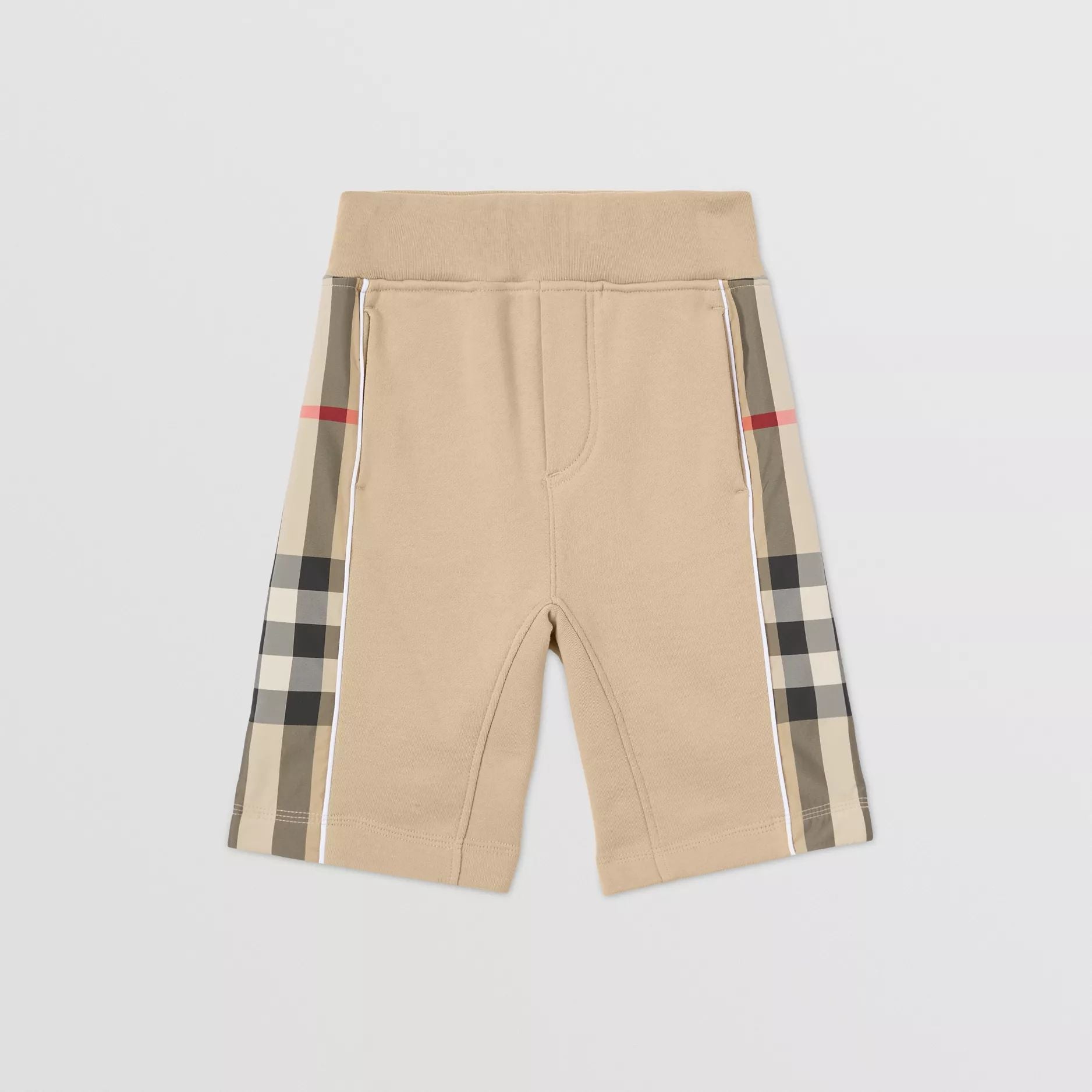 Boys & Girls Beige Cotton Shorts