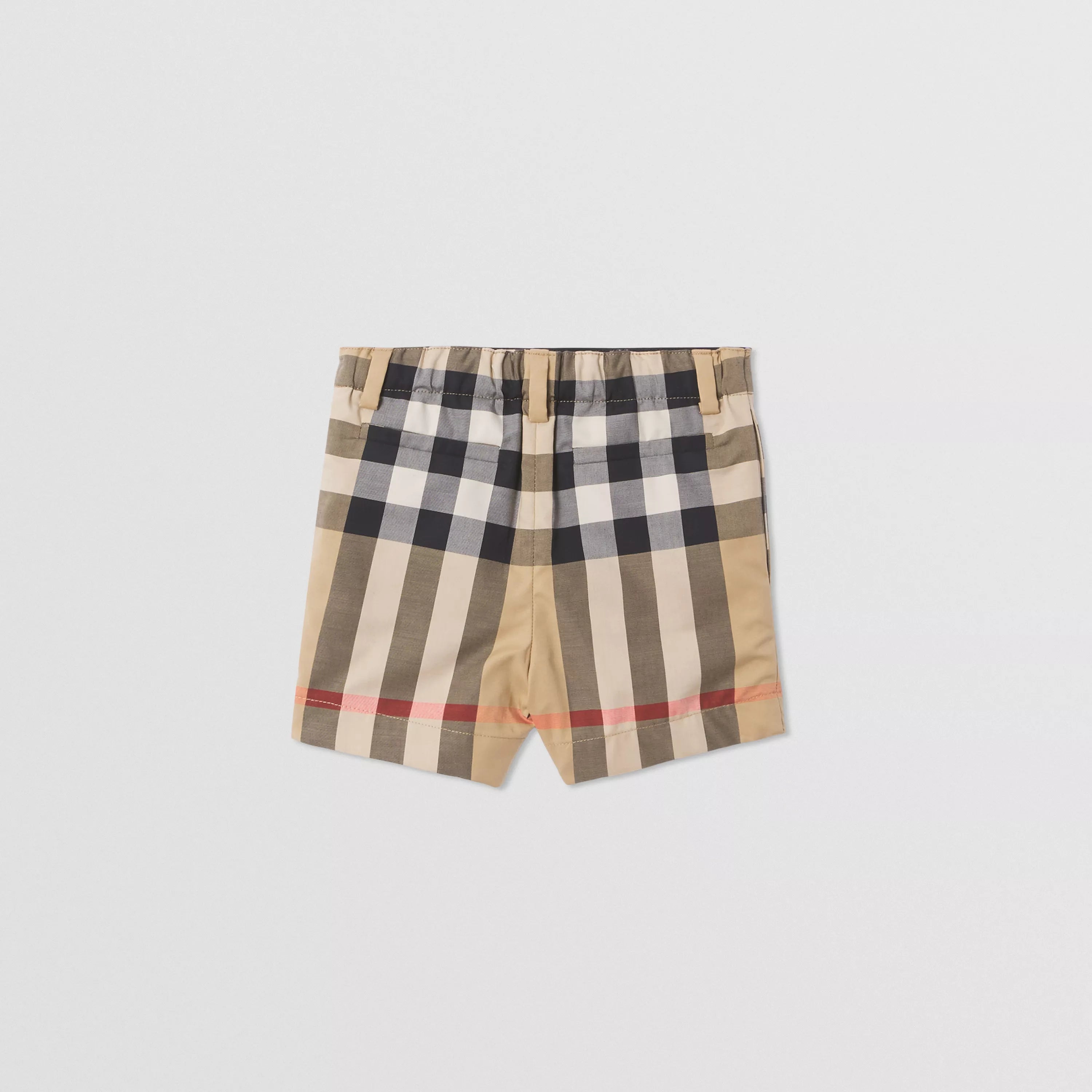 Baby Boys Archive Beige Check Shorts