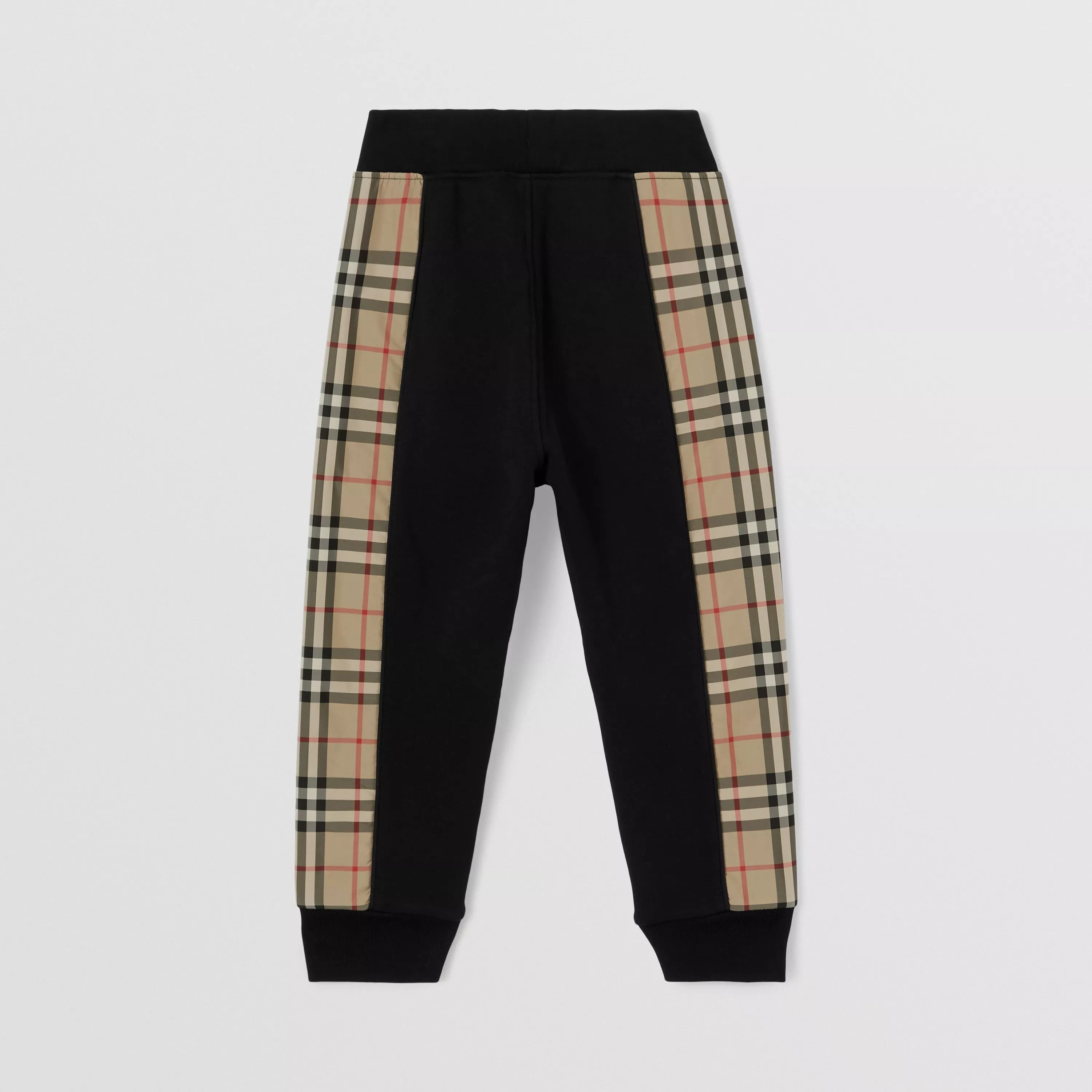 Boys & Girls Black Cotton Trousers