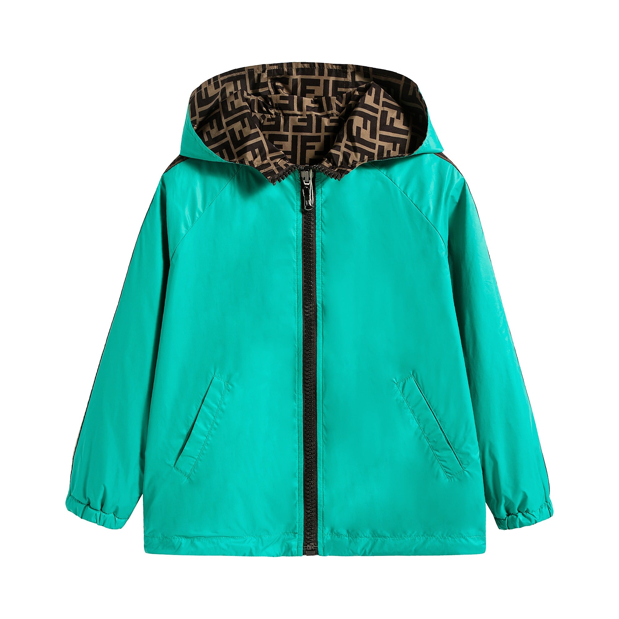 Boys & Girls Green Reversible Jacket