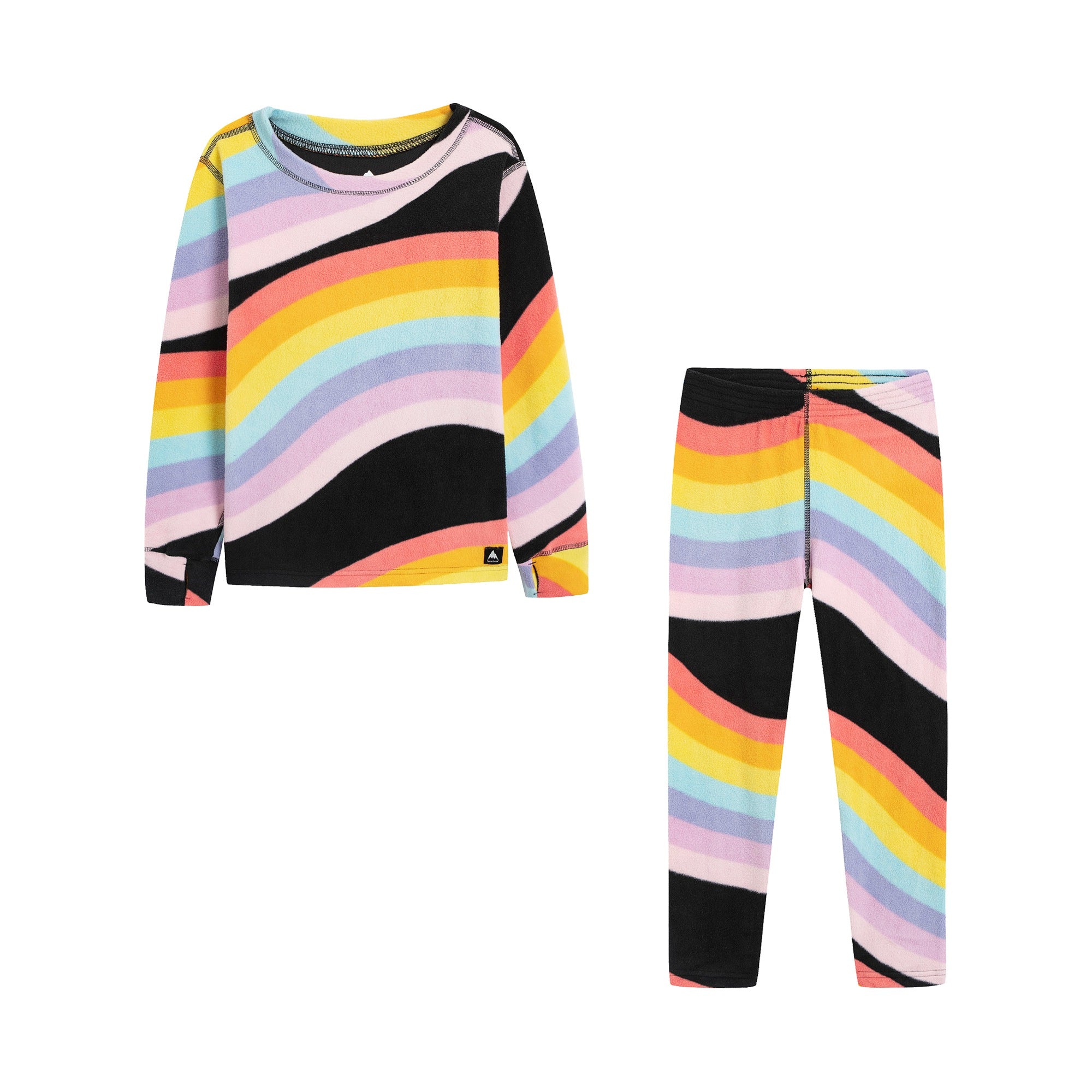 Boys & Girls Rainbow Fleece Set