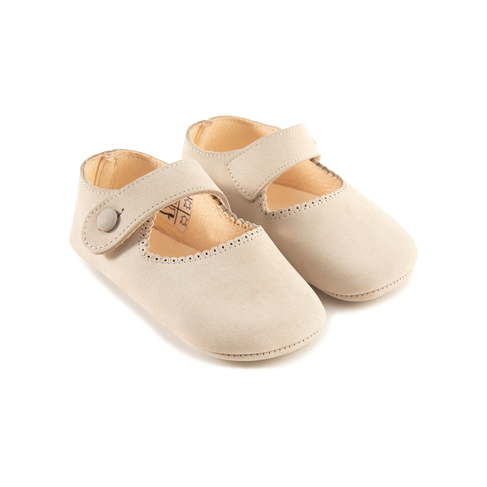 Baby Girls Beige Flat Shoes