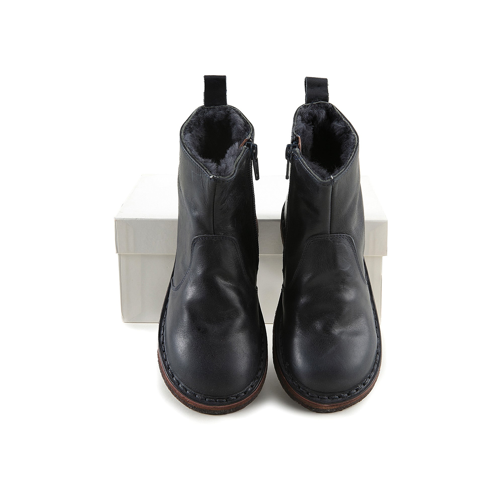 Boys & Girls Black Boots