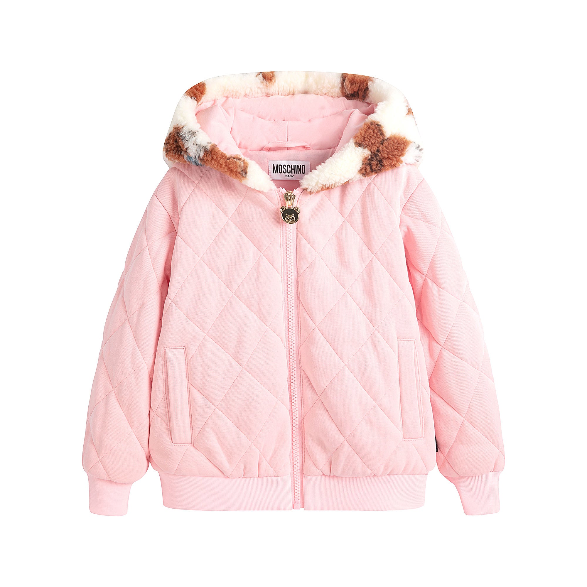 Baby Girls Pink Hooded Jacket