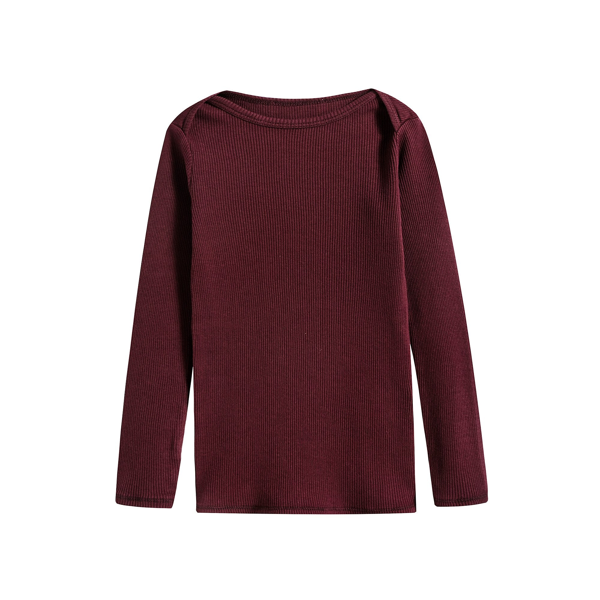 Baby Girls Dark Red Cotton Top