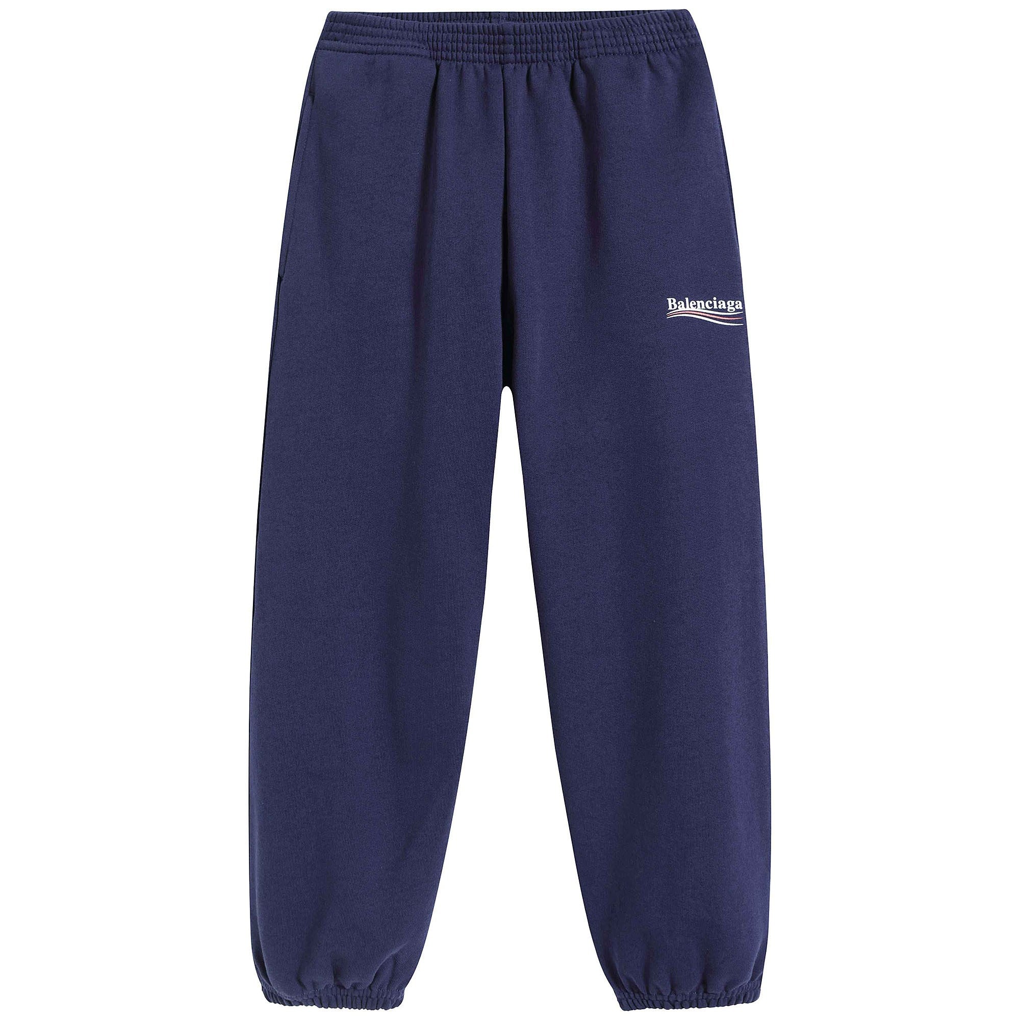 Boys & Girls Blue Cotton Jogging Pants