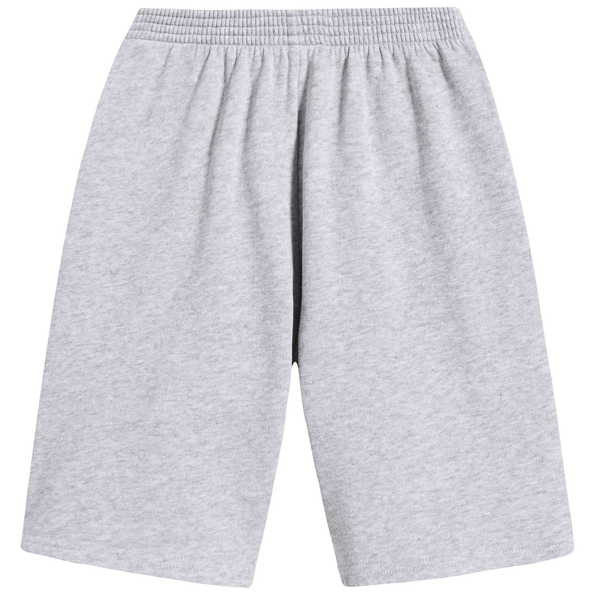 Boys & Girls Grey Cotton Shorts