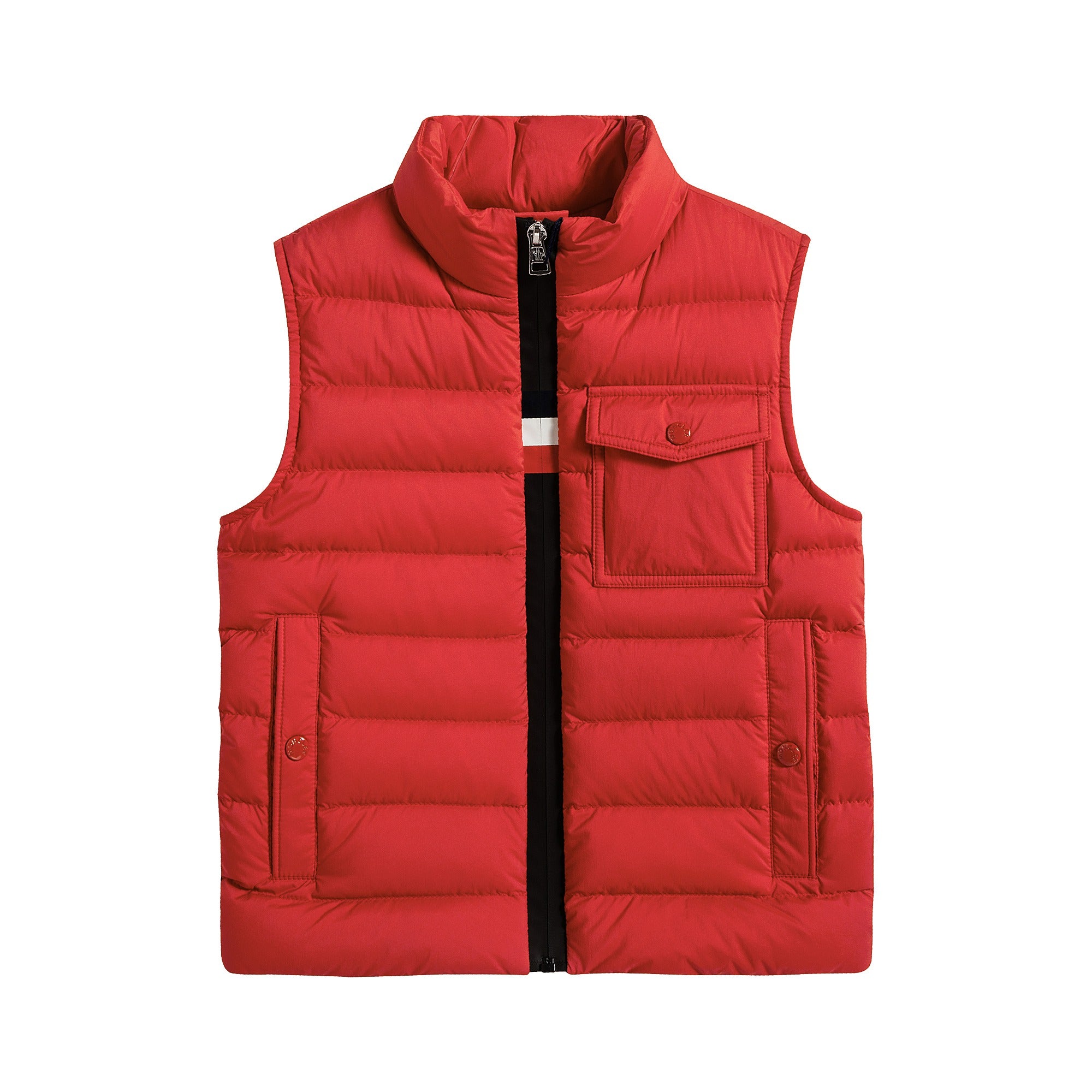 Boys Red "DAZIM" Padded Down Gilet