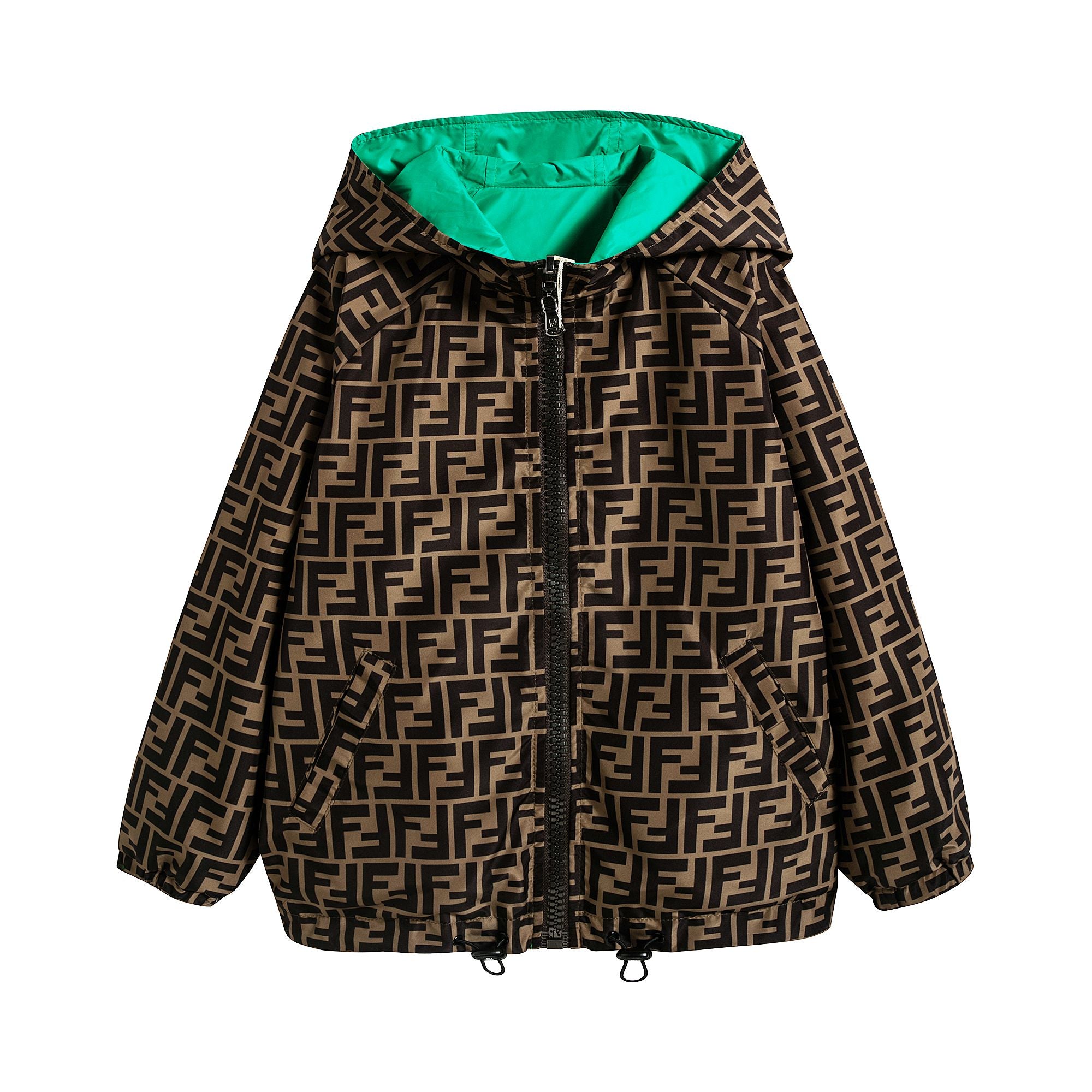 Boys & Girls Green Reversible Jacket