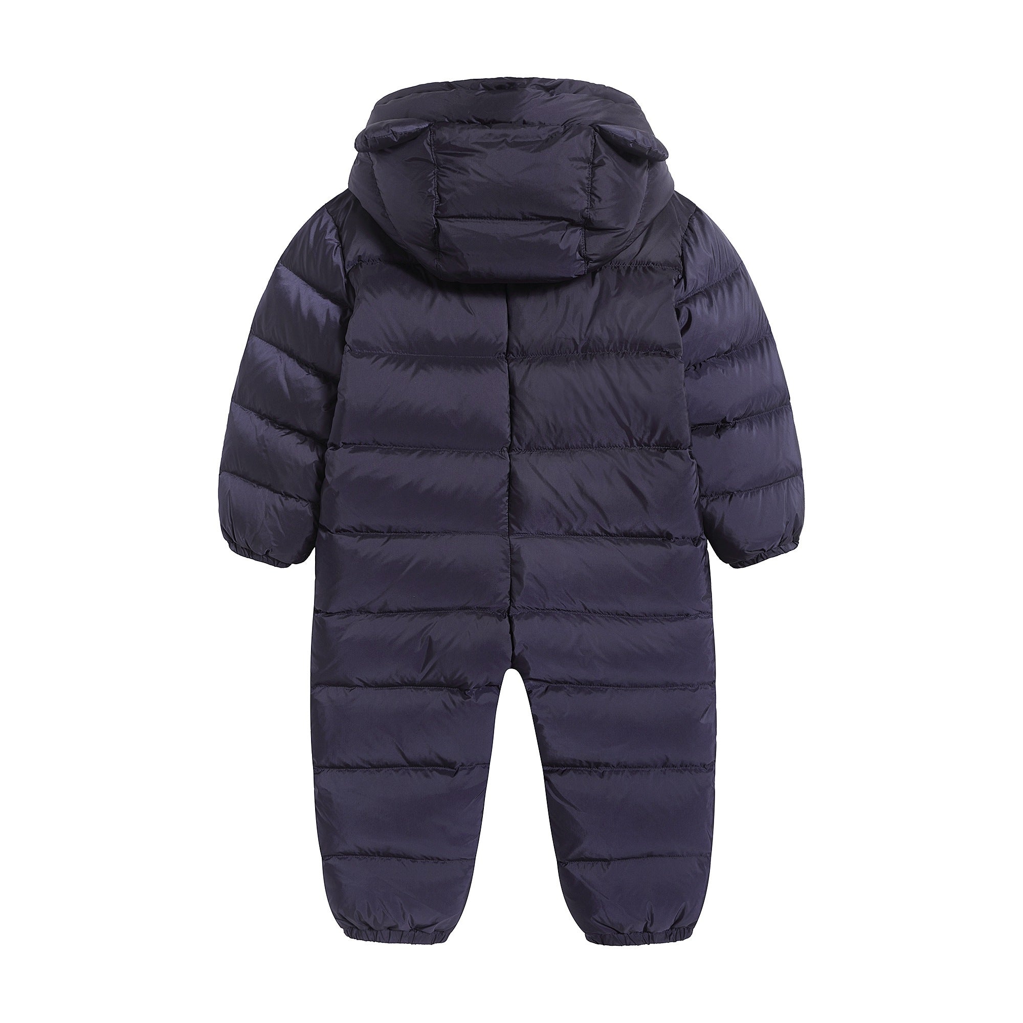 Baby Boys Navy Blue Padded Overalls