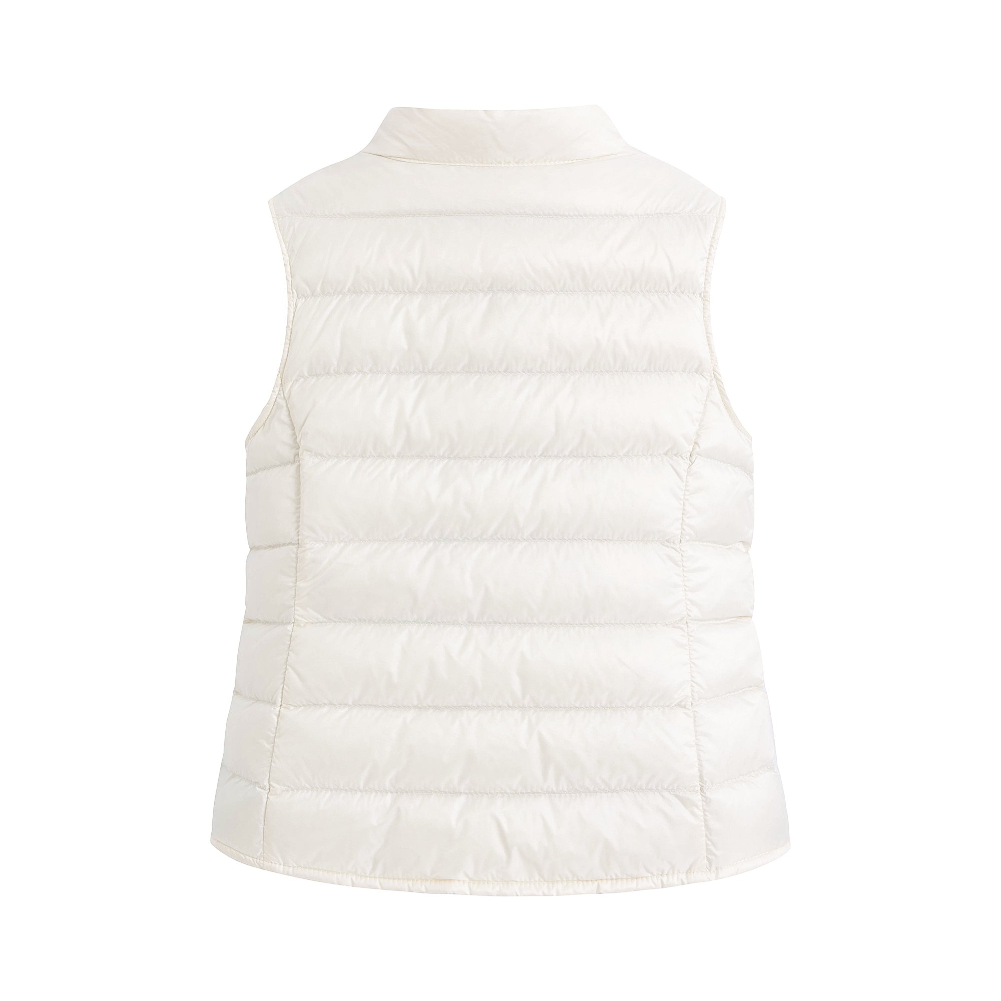 Boys & Girls White "LIANE" Padded Down Vest