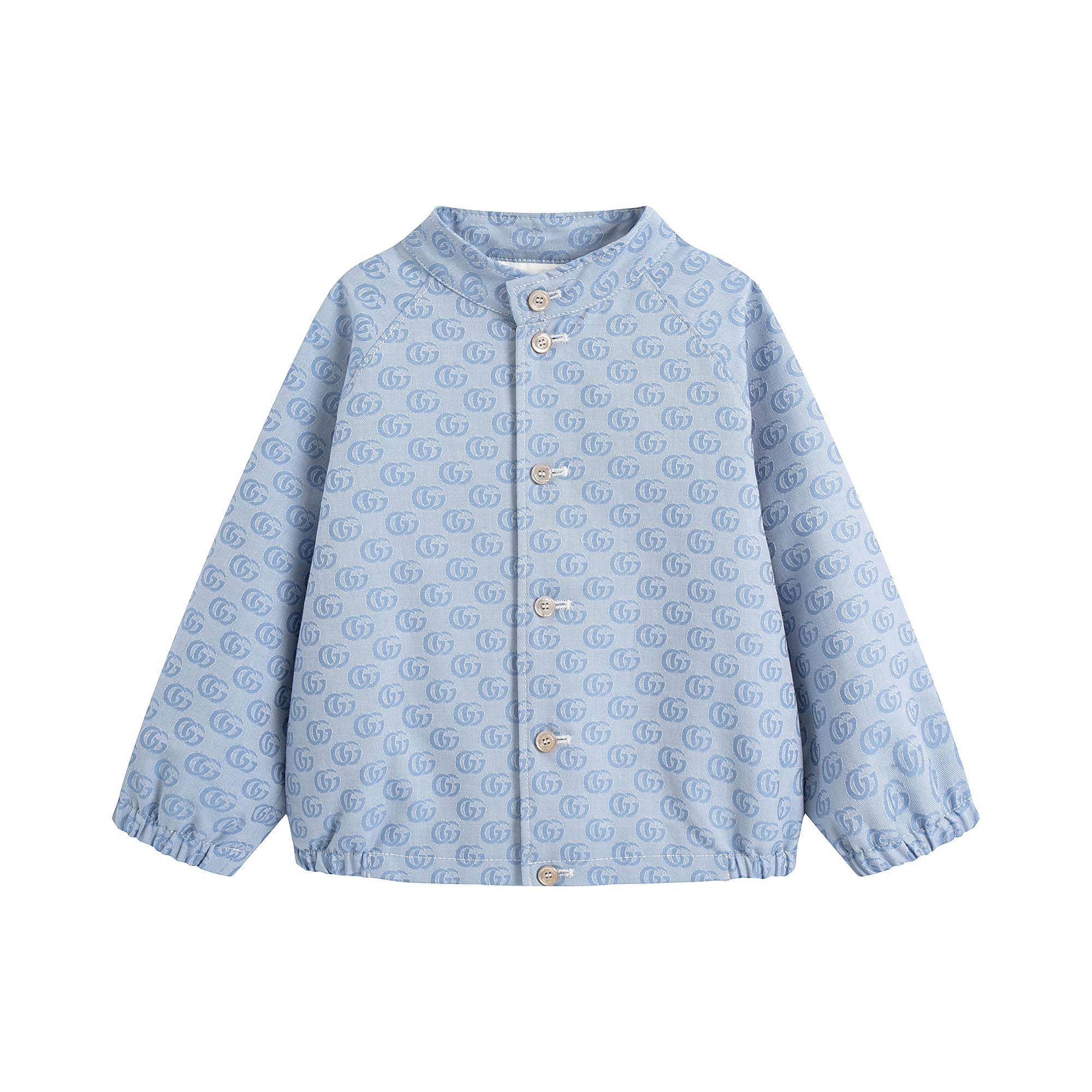 Baby Boys Blue GG Logo Jacket