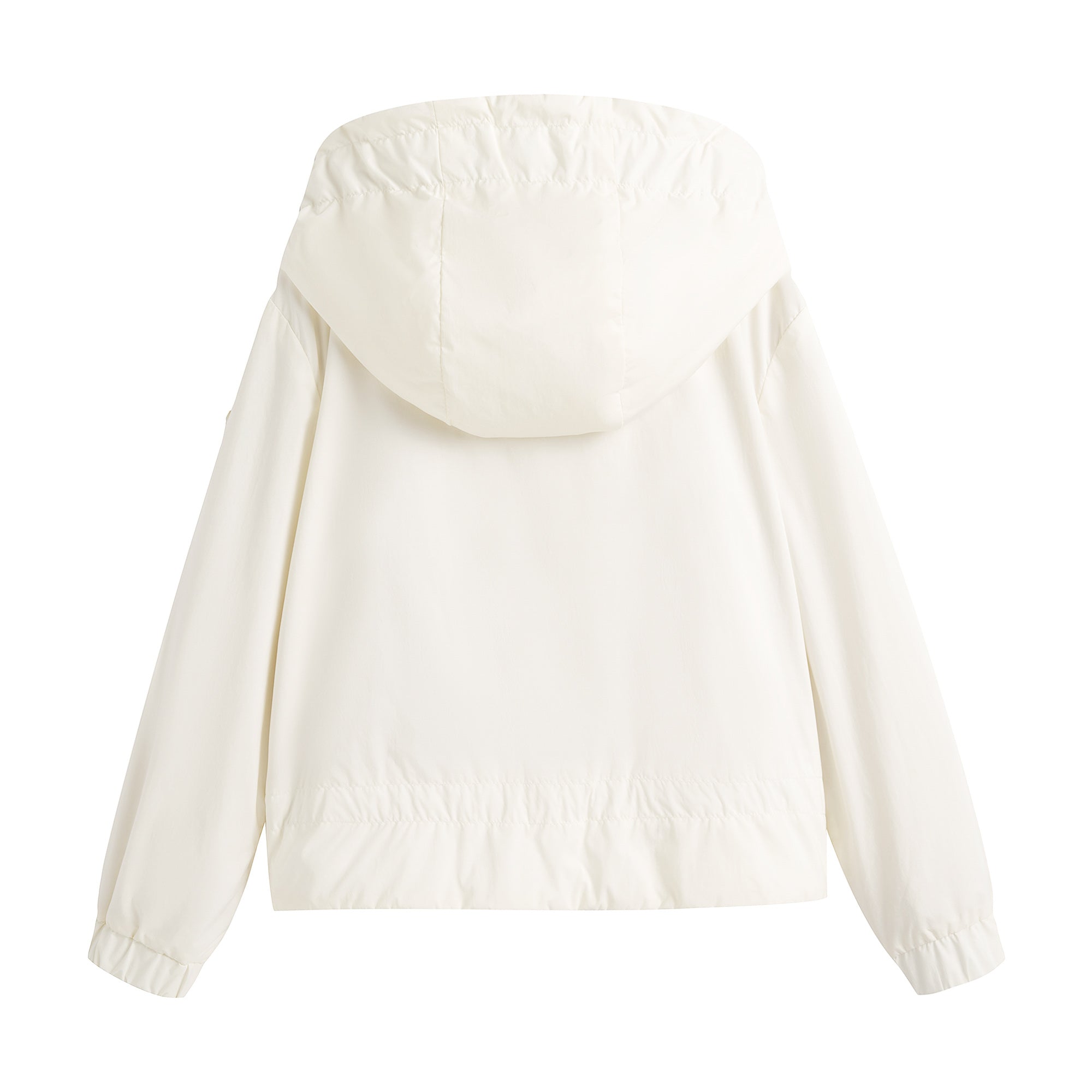 Boys & Girls White Hooded Jacket