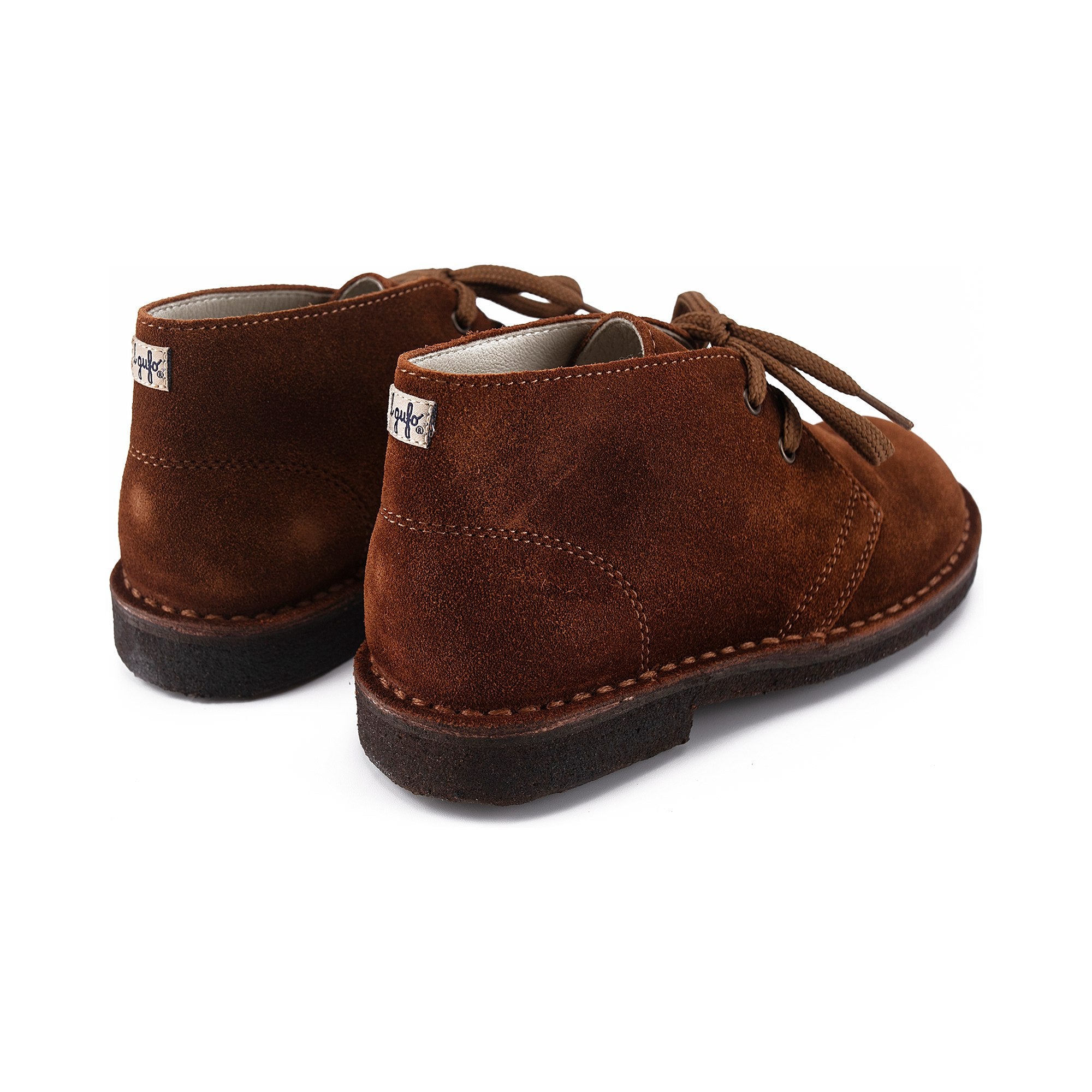 Boys & Girls Brown Leather Shoes