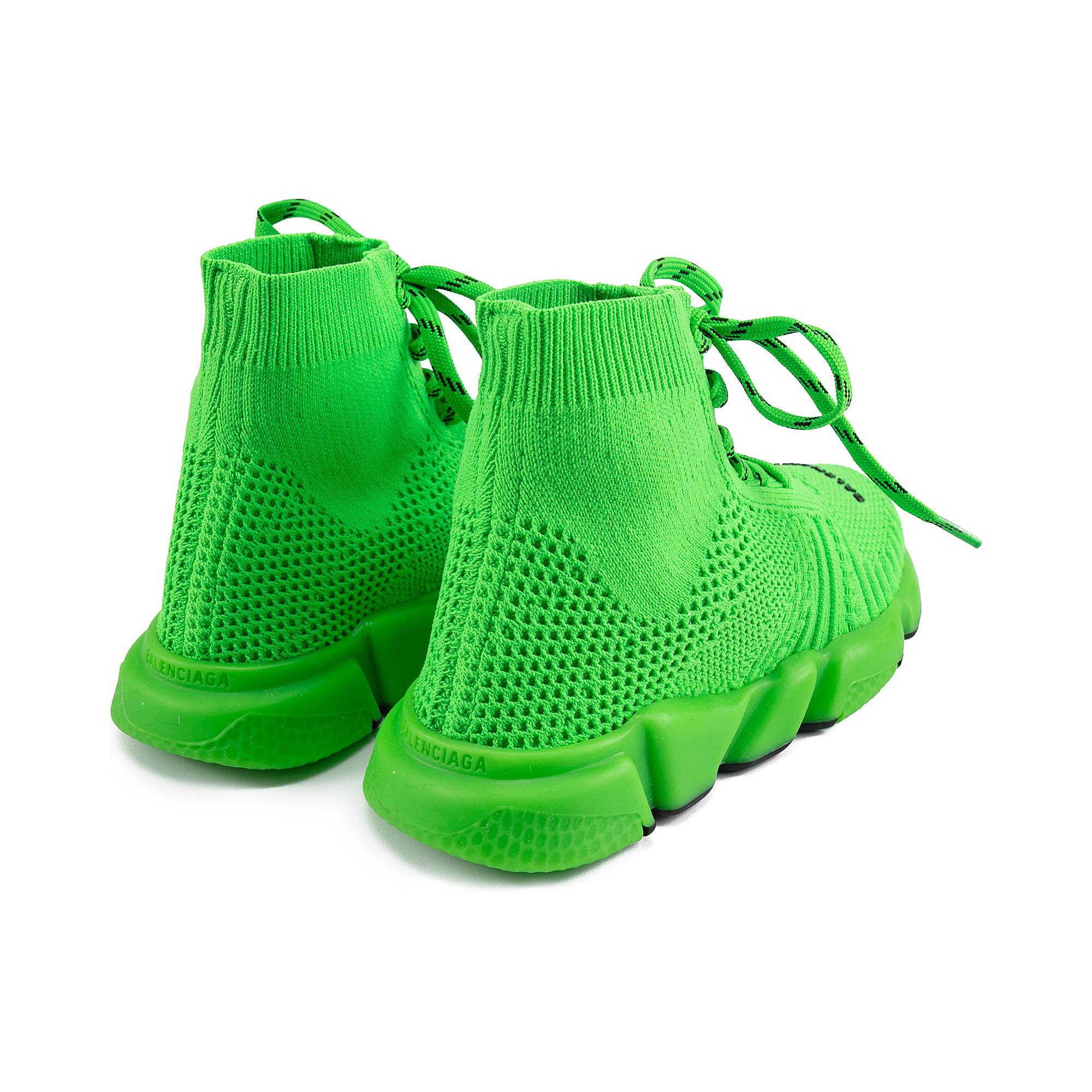 Boys & Girls Green Logo Shoes