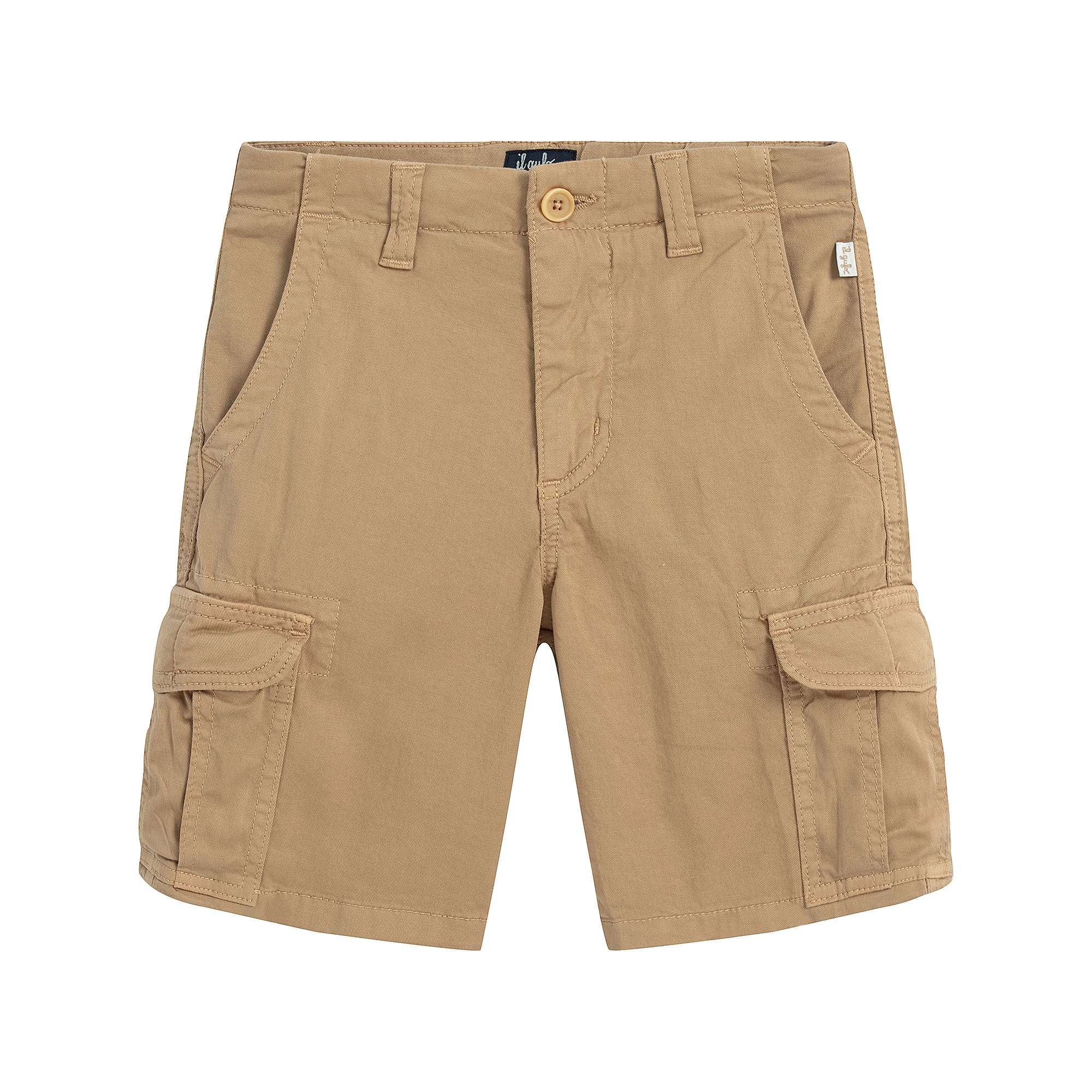 Boys Brown Cotton Shorts