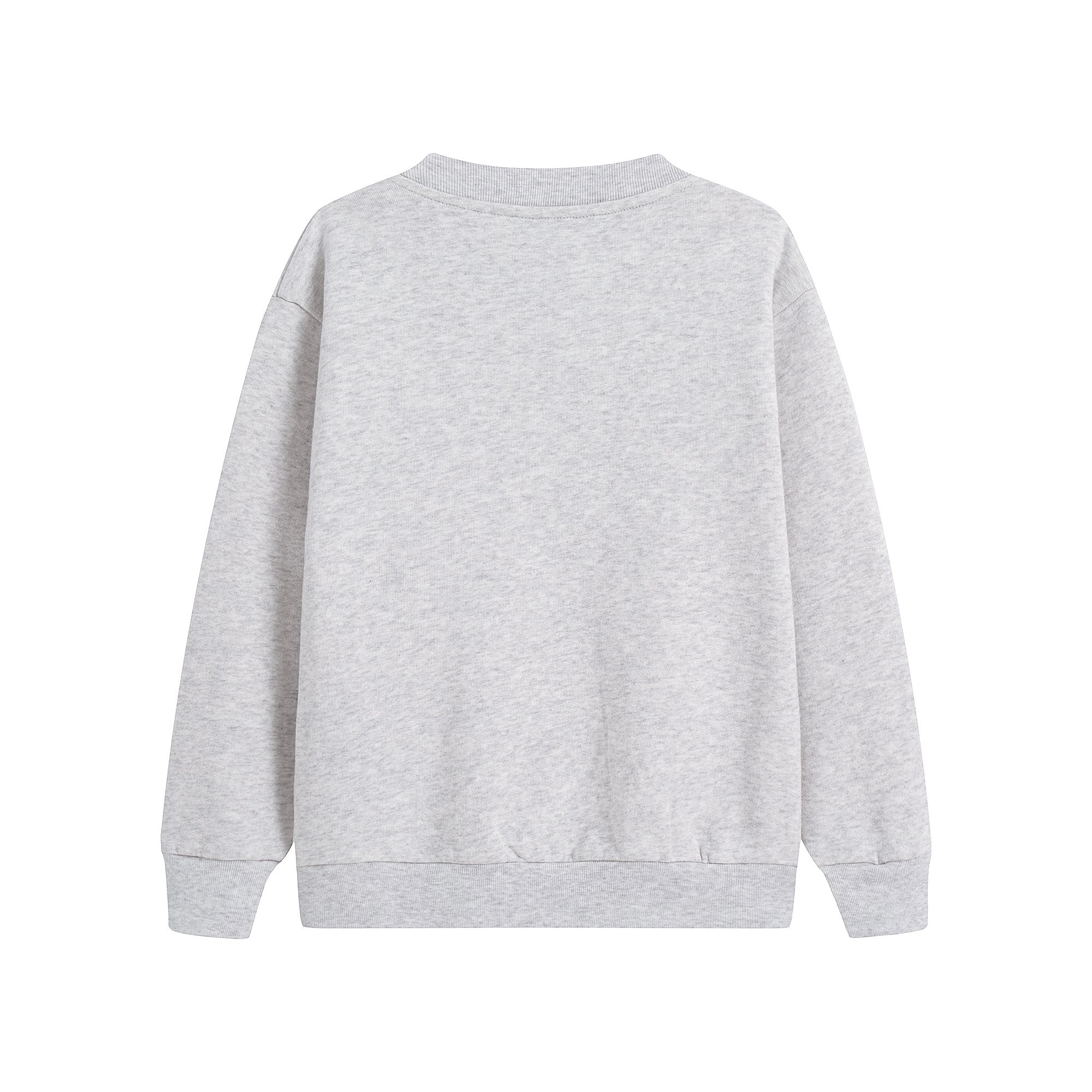 Boys & Girls Grey Logo Cotton Sweatshirt