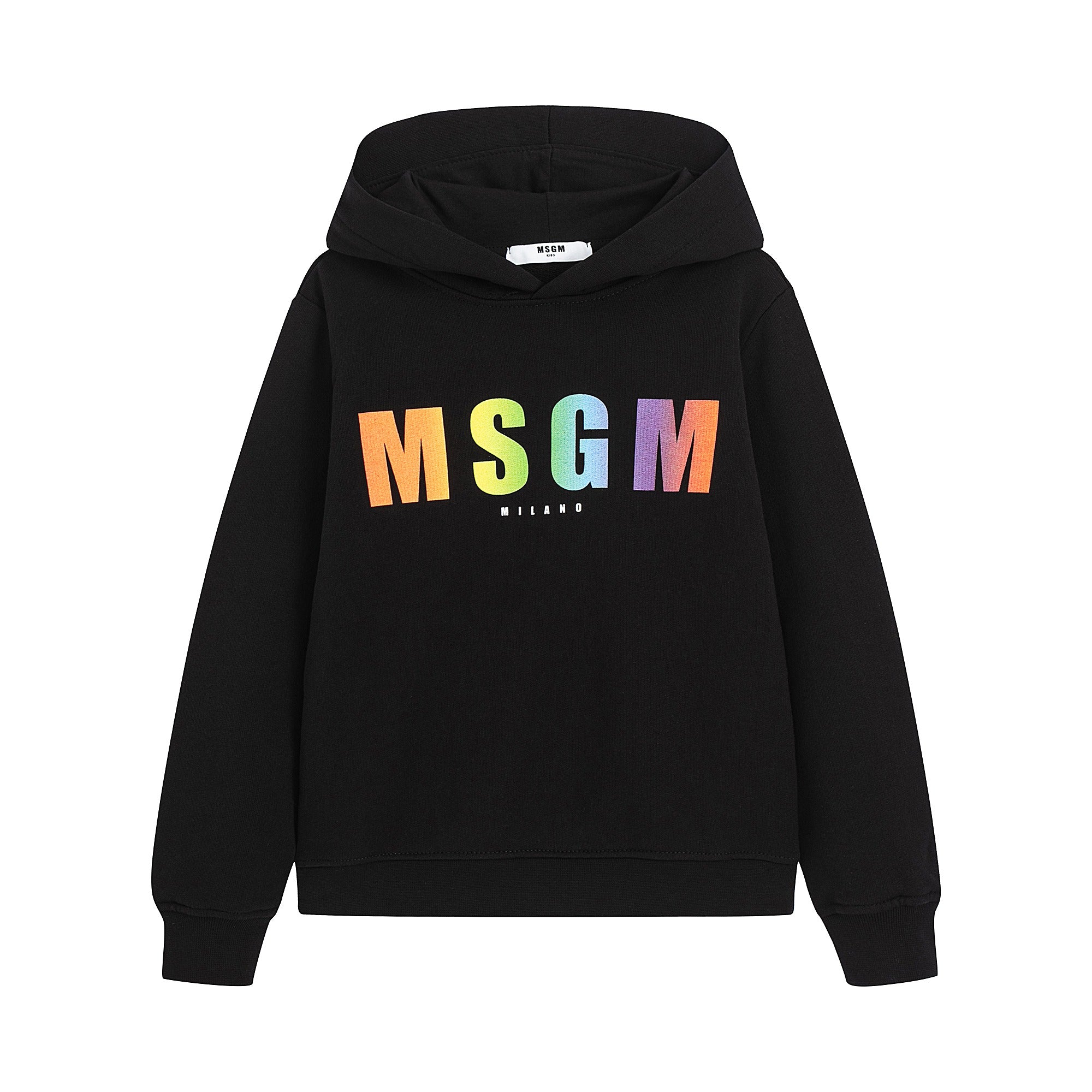 Boys & Girls Black Hooded Sweatshirt