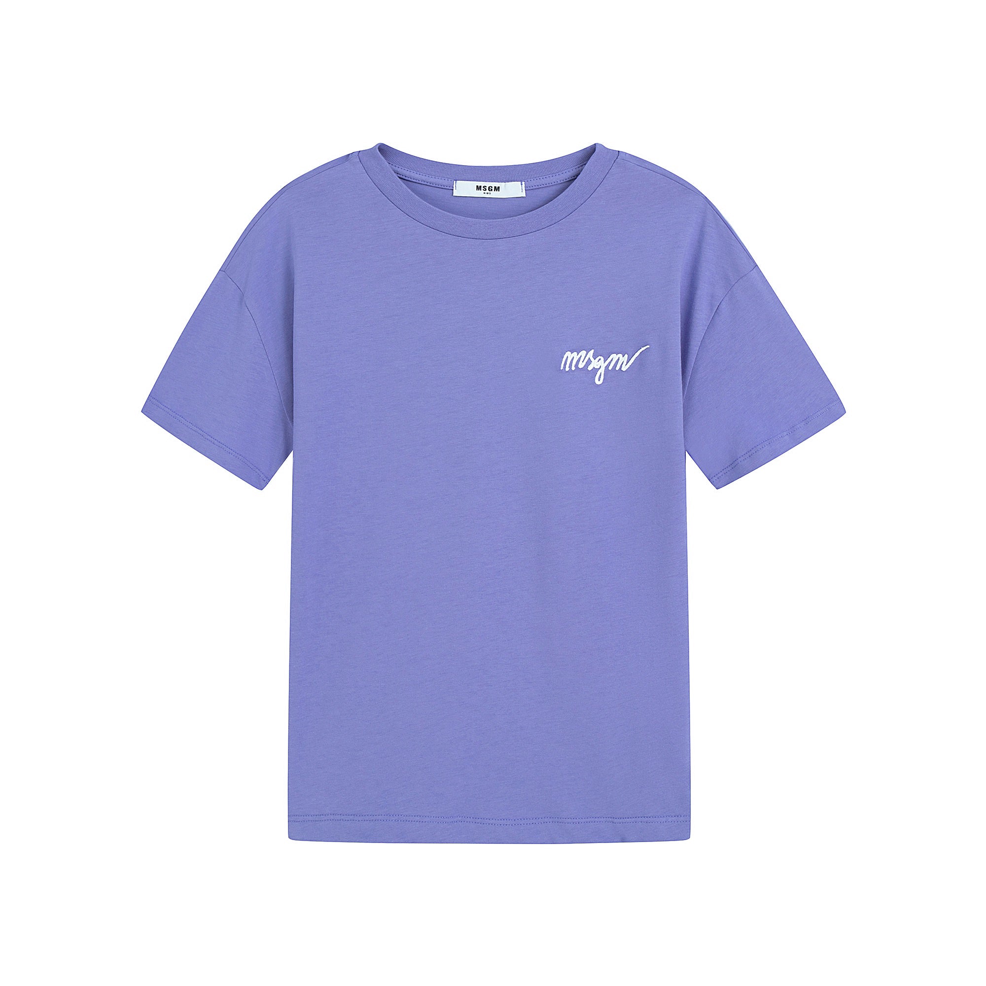 Boys & Girls Purple Cotton T-Shirt