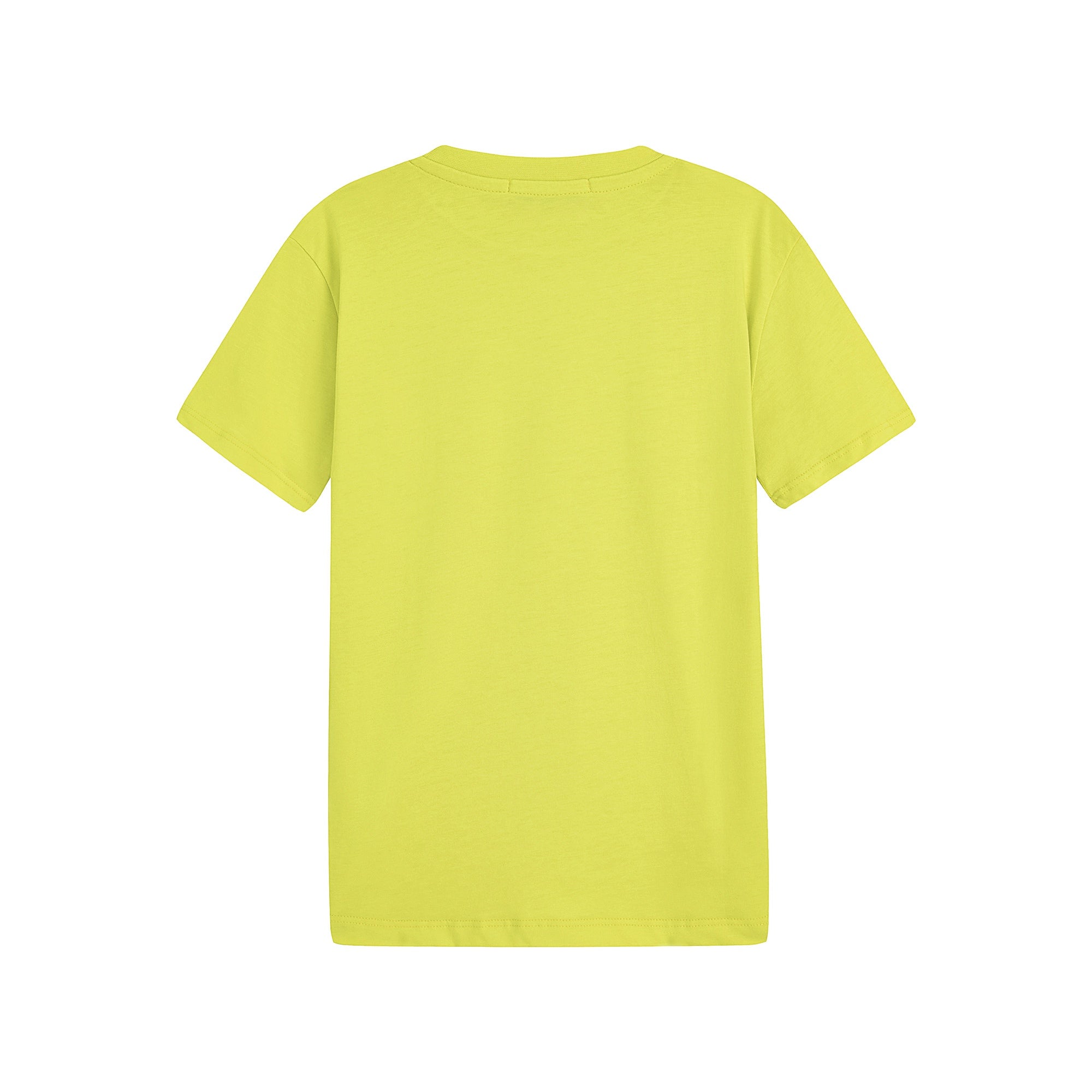 Boys & Girls Yellow Cotton T-Shirt