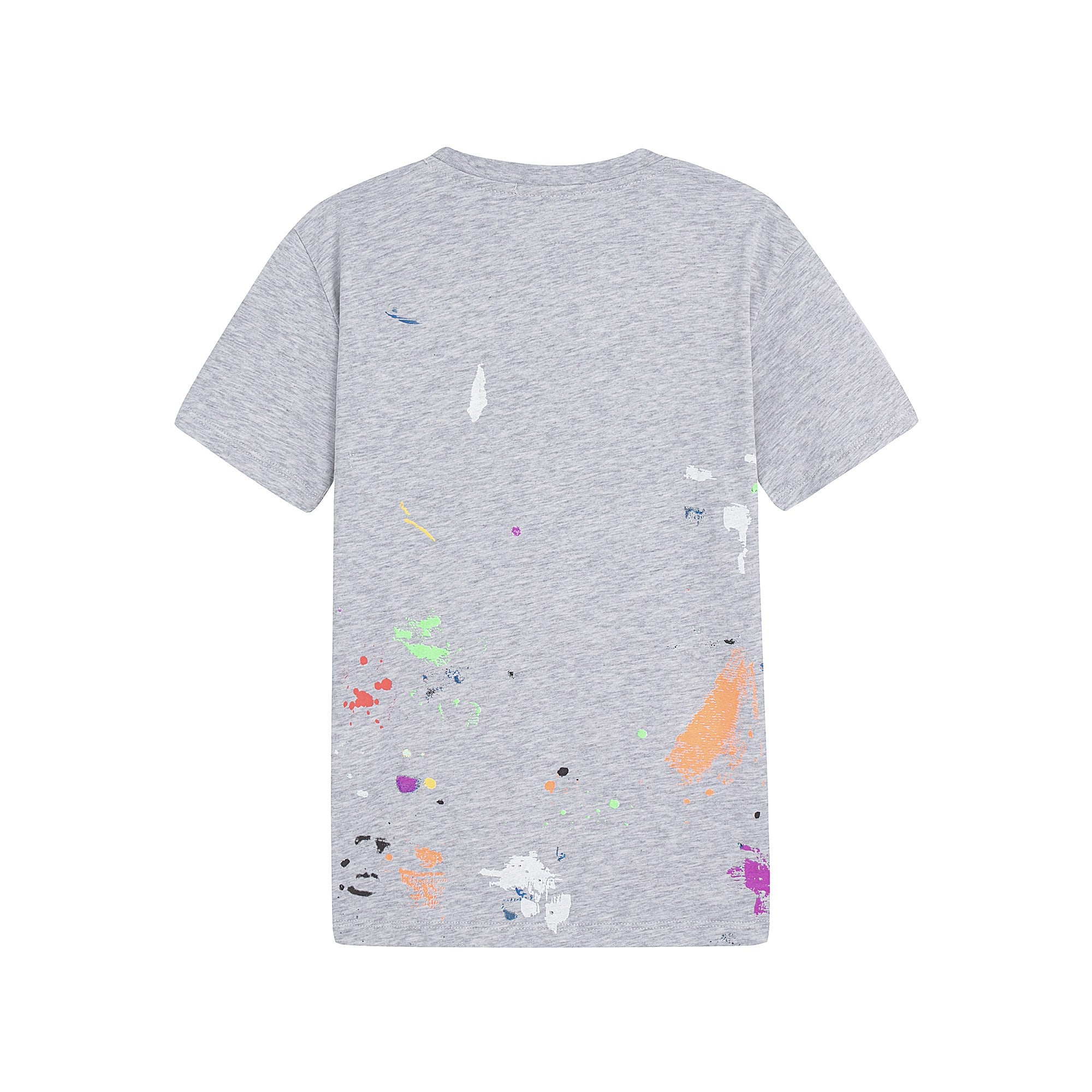 Boys & Girls Grey Cotton T-Shirt