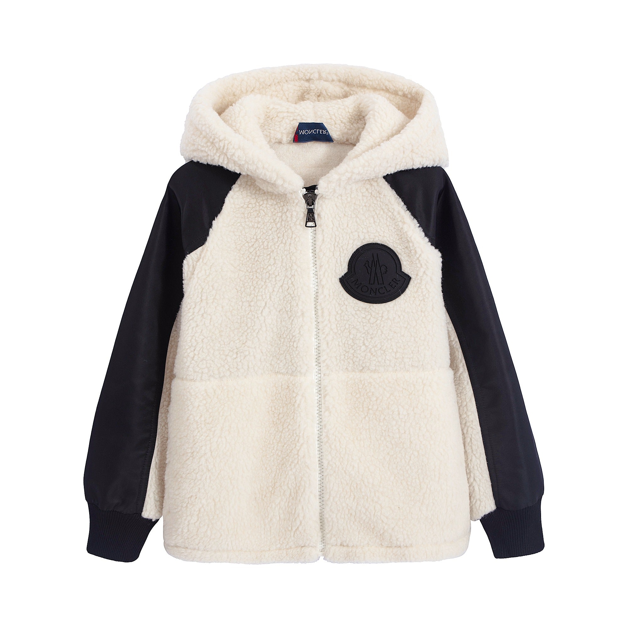 Boys & Girls White Hooded Jacket