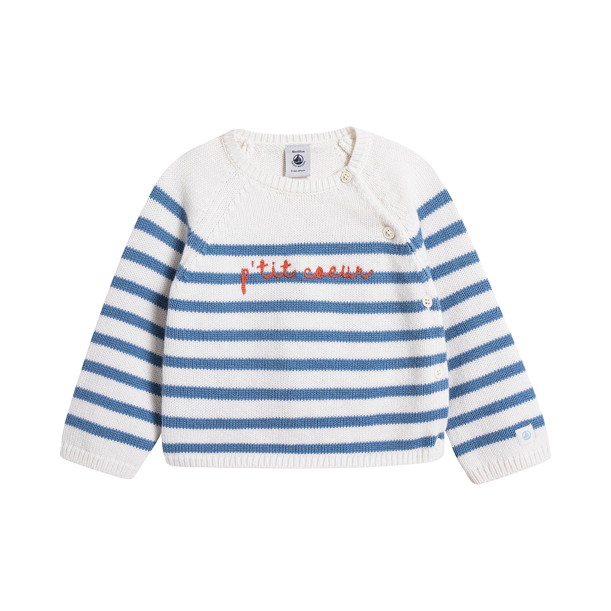 Baby Boys Blue Stripes Wool Set