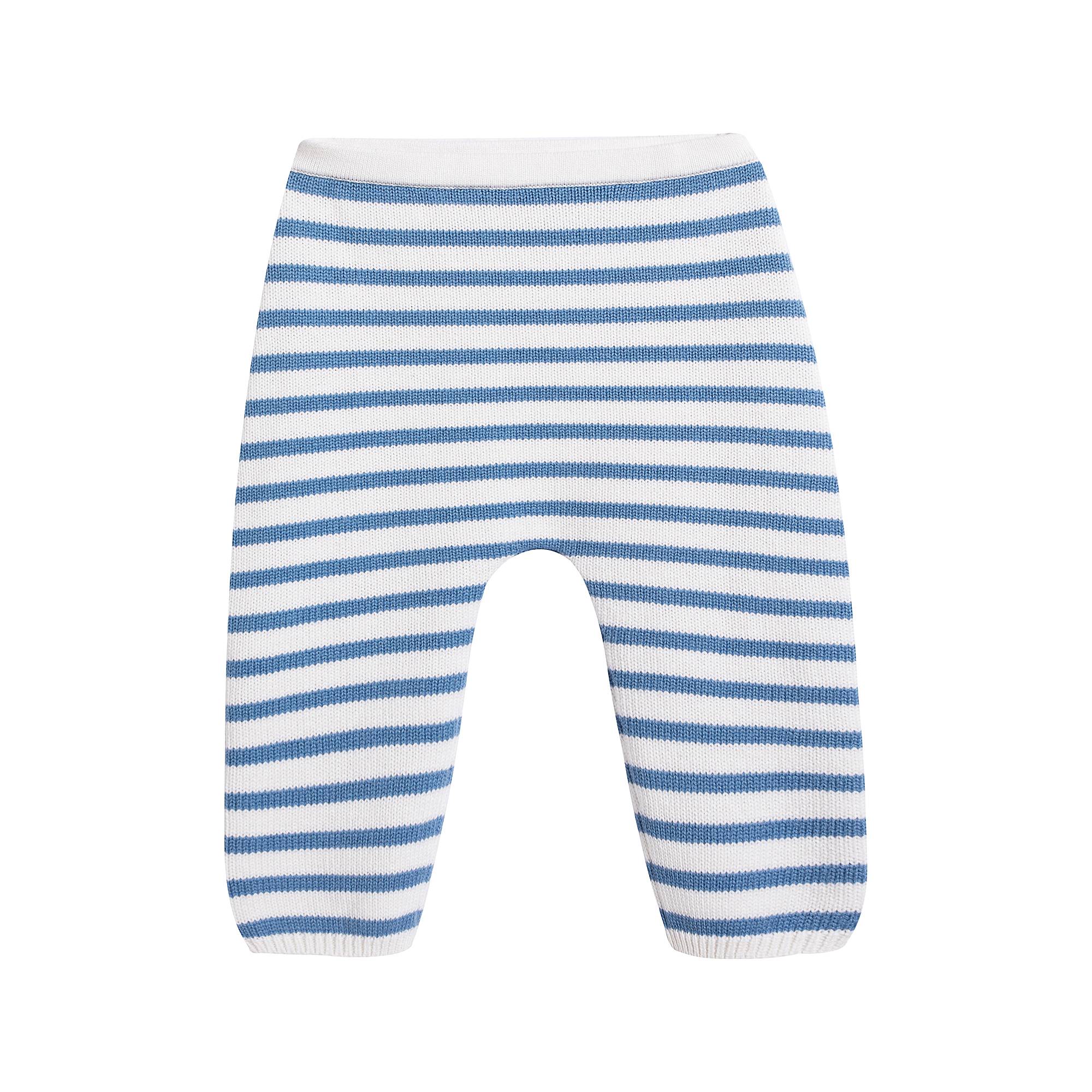 Baby Boys Blue Stripes Wool Set