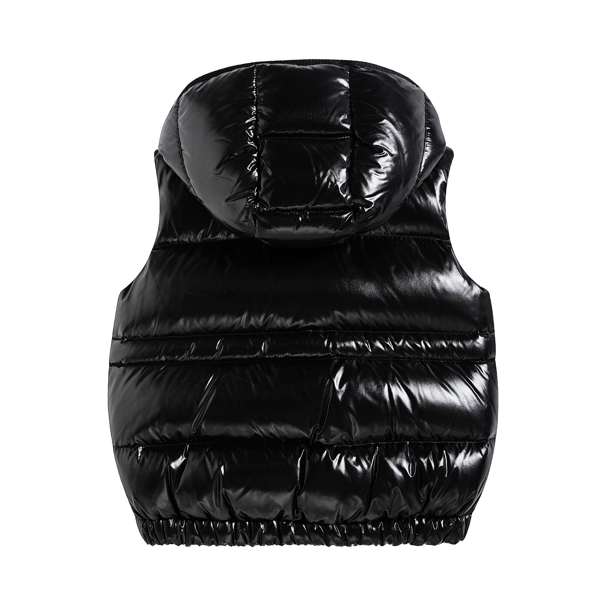 Boys Black Padded Down Vest